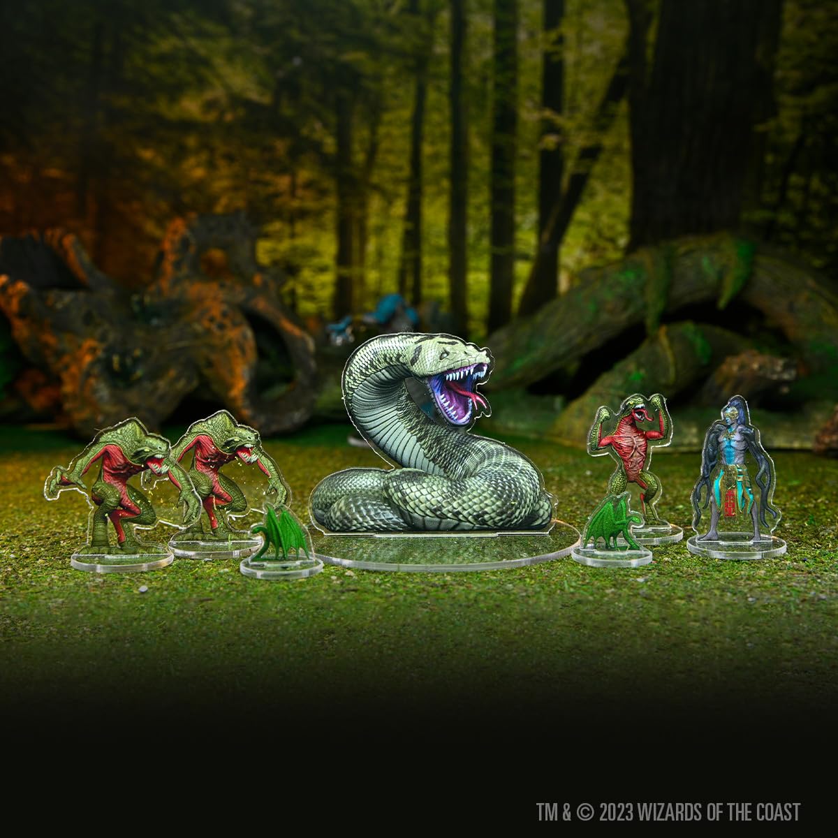 WizKids D&D Idols of the Realms: Snake Den - Scales & Tails 2D Miniatures 5