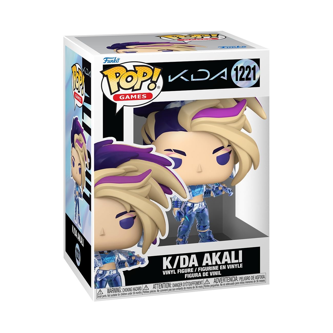 Funko Pop! Games League of Legends K/DA Akali Chibi Vinyl Figure | 3.75 in