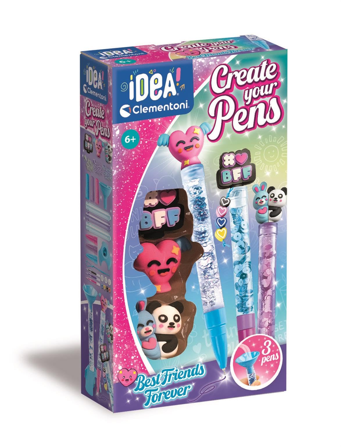 Clementoni Small Pen Creator - Best Friends Forever - 18872 - Creative Arts & Crafts Kit for Kids 6+