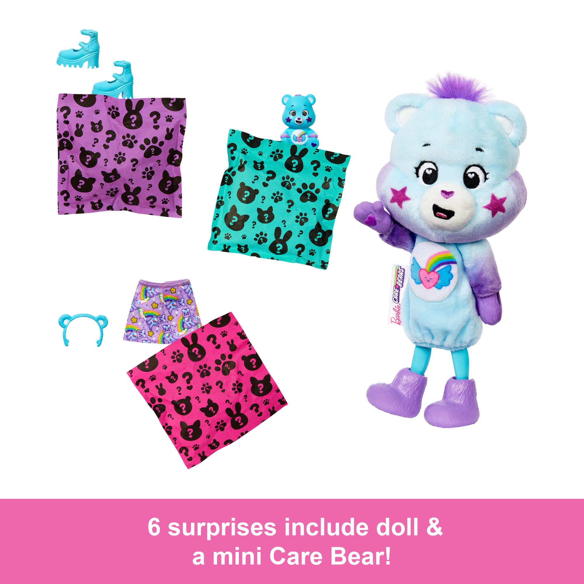 Barbie Cutie Reveal Care Bears Chelsea Doll - 6 Surprises, Plush Costume & Color Change, Series 2 (Styles May Vary), JGH75 3