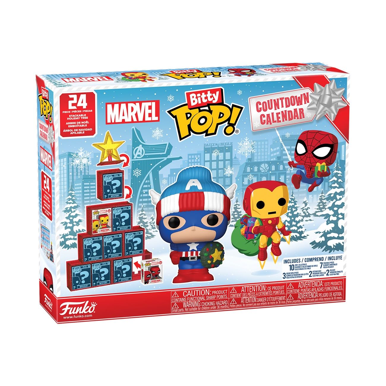 Funko Bitty Pop! Countdown Calendar: Marvel Comics Advent Calendar - 24 Mini Figures