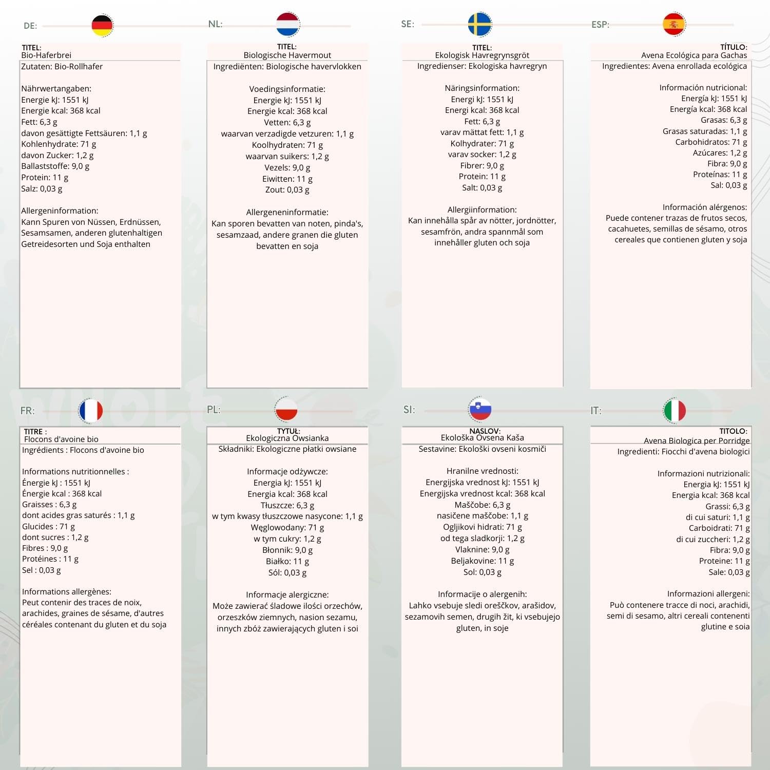 Wholefood Earth Organic Porridge Oats – 1 kg | GMO Free | Vegan | High Fibre 4