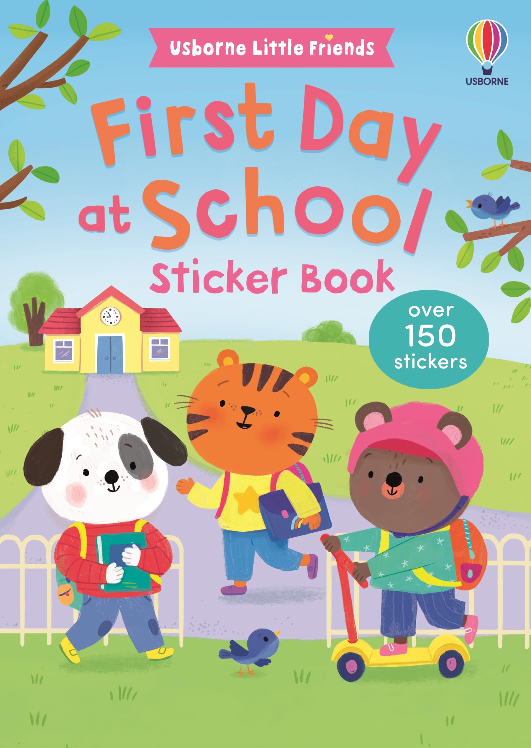 Usborne First Day of School Sticker Book | Ages 3-5 | Paperback