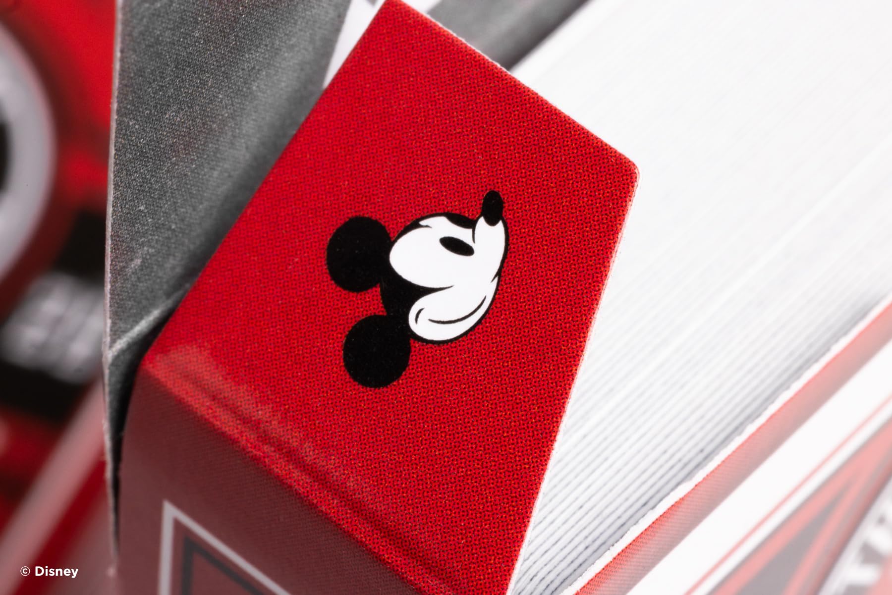 Bicycle® Classic Mickey Disney Playing Cards - 1 Deck, Air Cushion Finish, Professional, Superb Handling & Durability, Great Gift For Card Collectors, Red 2
