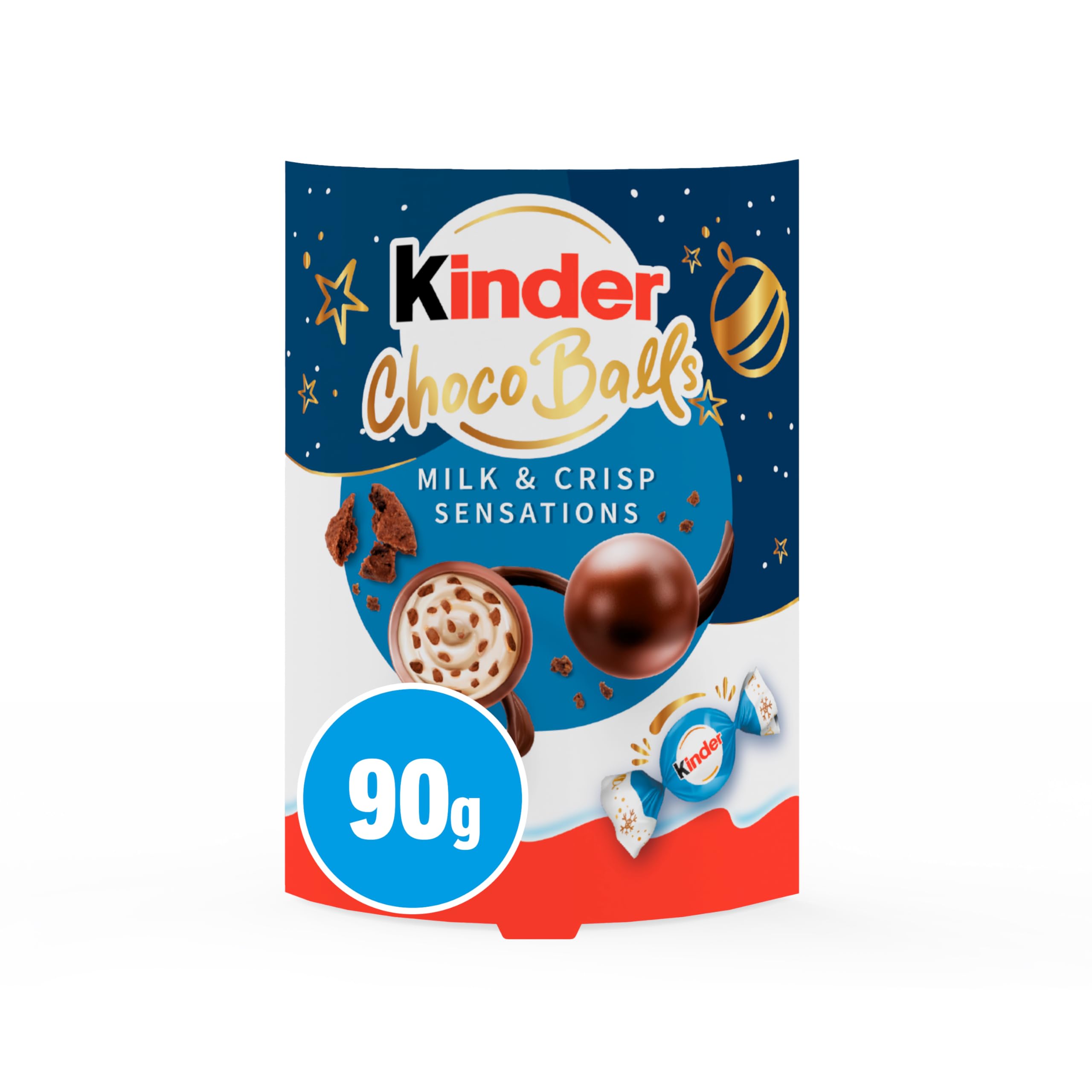 Kinder Milk & Crisp Sensations Choco Balls - 90g
