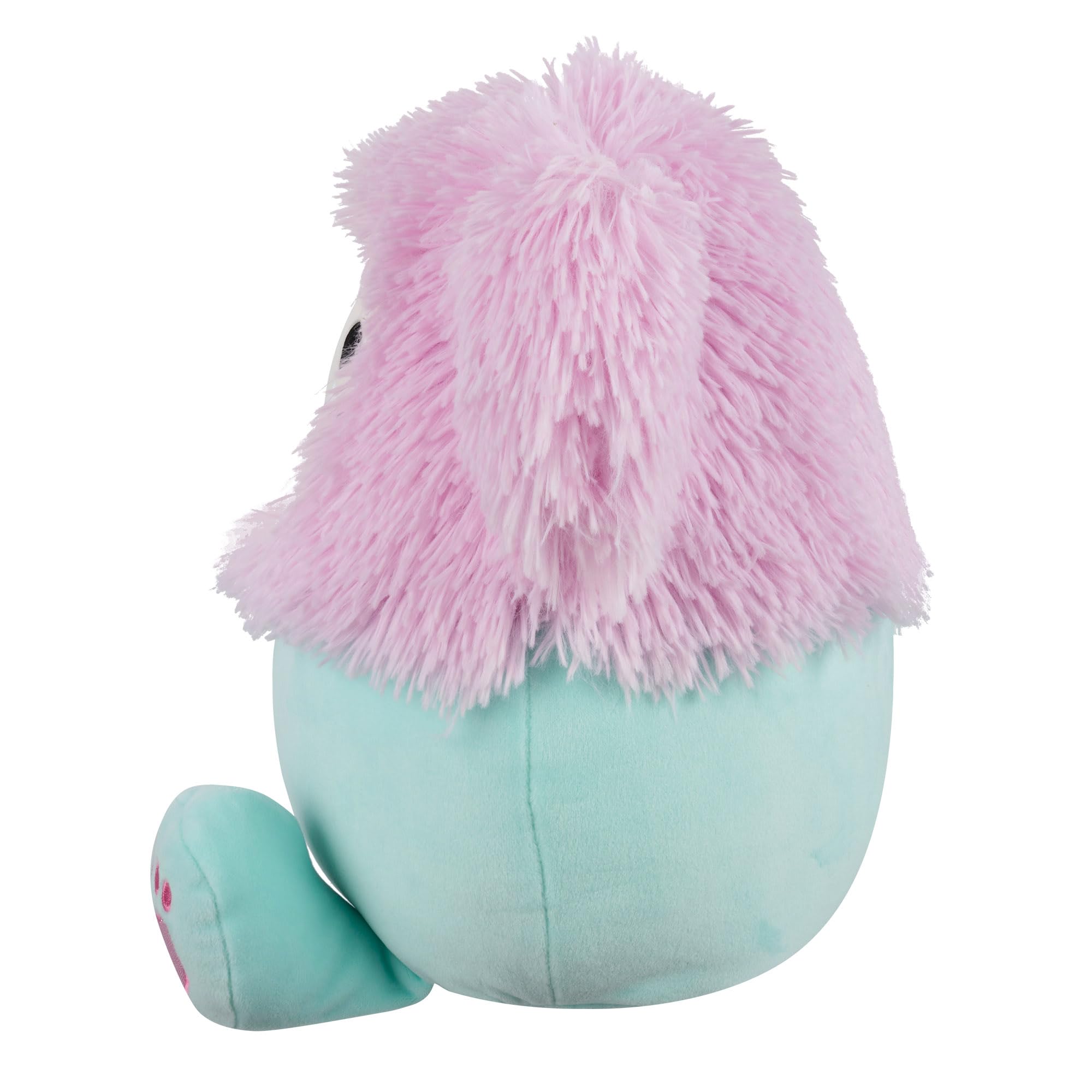 Squishmallows 12-Inch Bessem the Mint and Pink Bigfoot with Sparkly Feet - Plush Toy 6