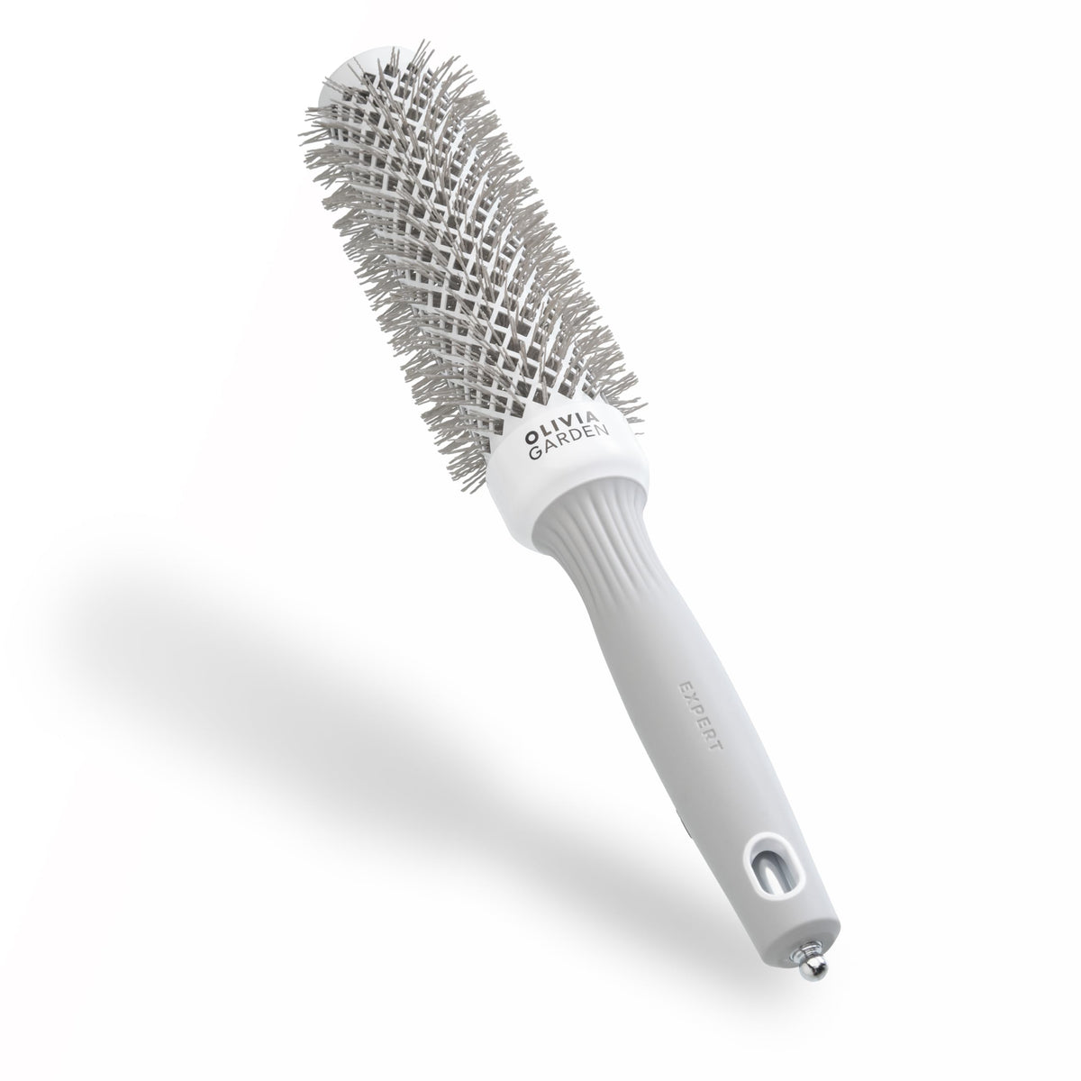 Olivia Garden Expert Blowout Speed Round Hairbrush - 35mm | Ceramic Coated | Faster Blowouts