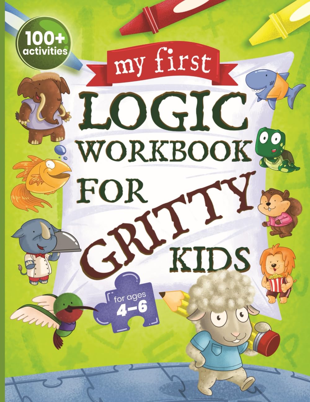 bright child books llc My First Logic Workbook for Gritty Kids: Spatial Reasoning, Math Puzzles | Ages 4-6 | Paperback 1