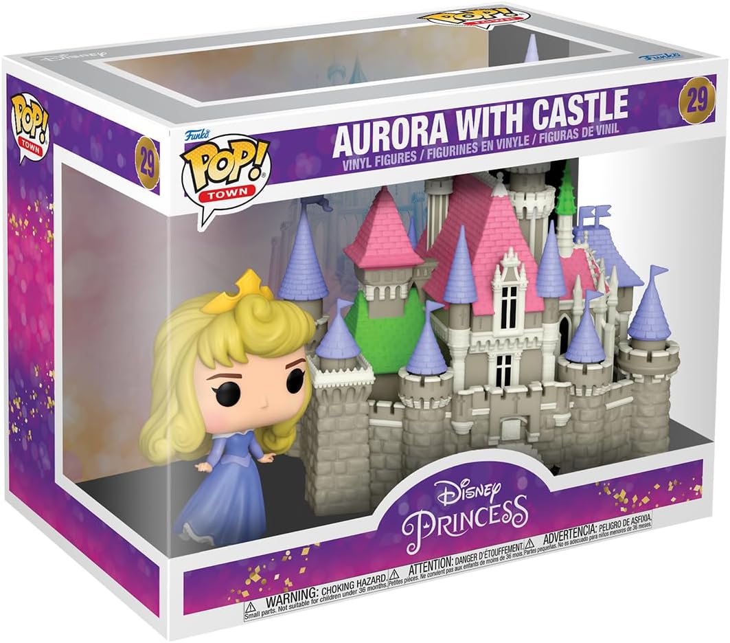 Funko Pop! Town Disney Ultimate Princess Celebration – Prinzessin Aurora mit Schloss Vinylfigur (56353) 8