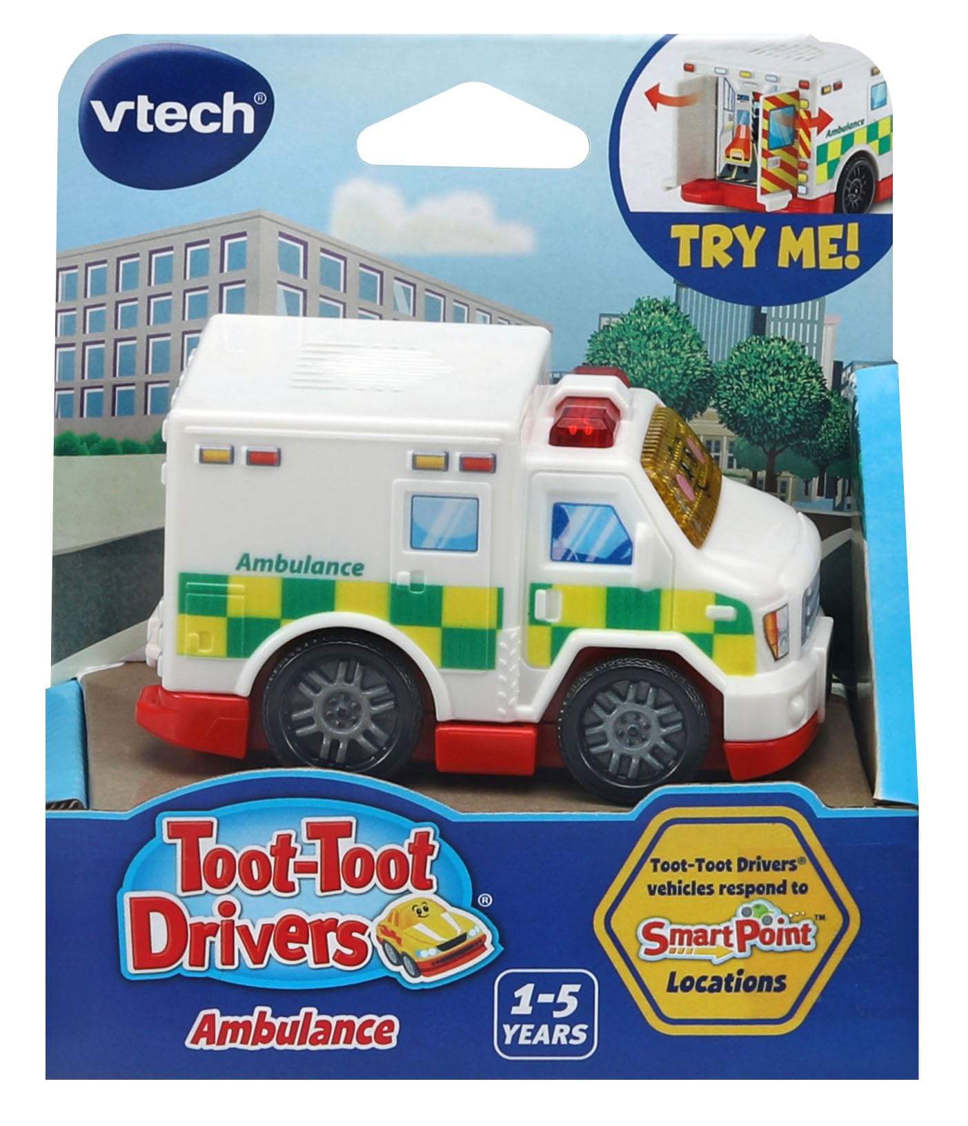 VTech Toot-Toot Drivers Ambulance - Interactive Musical Toy Vehicle for Toddlers 12 Months+ 3