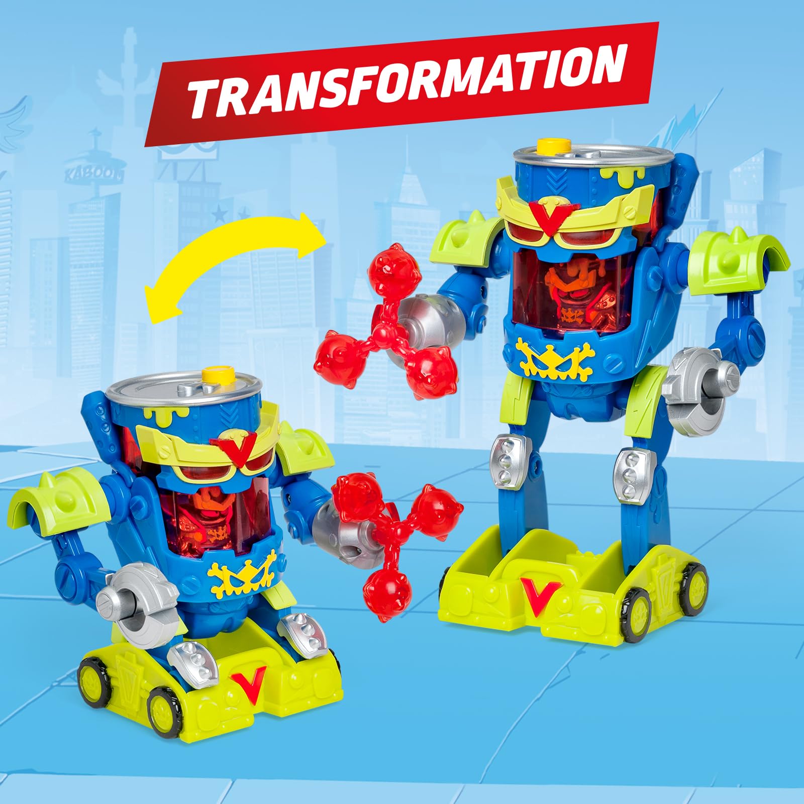 SUPERTHINGS RIVALS OF KABOOM Ultra Striker Mr. King Robot Playset | Exclusive Figure | 3+ Years 6