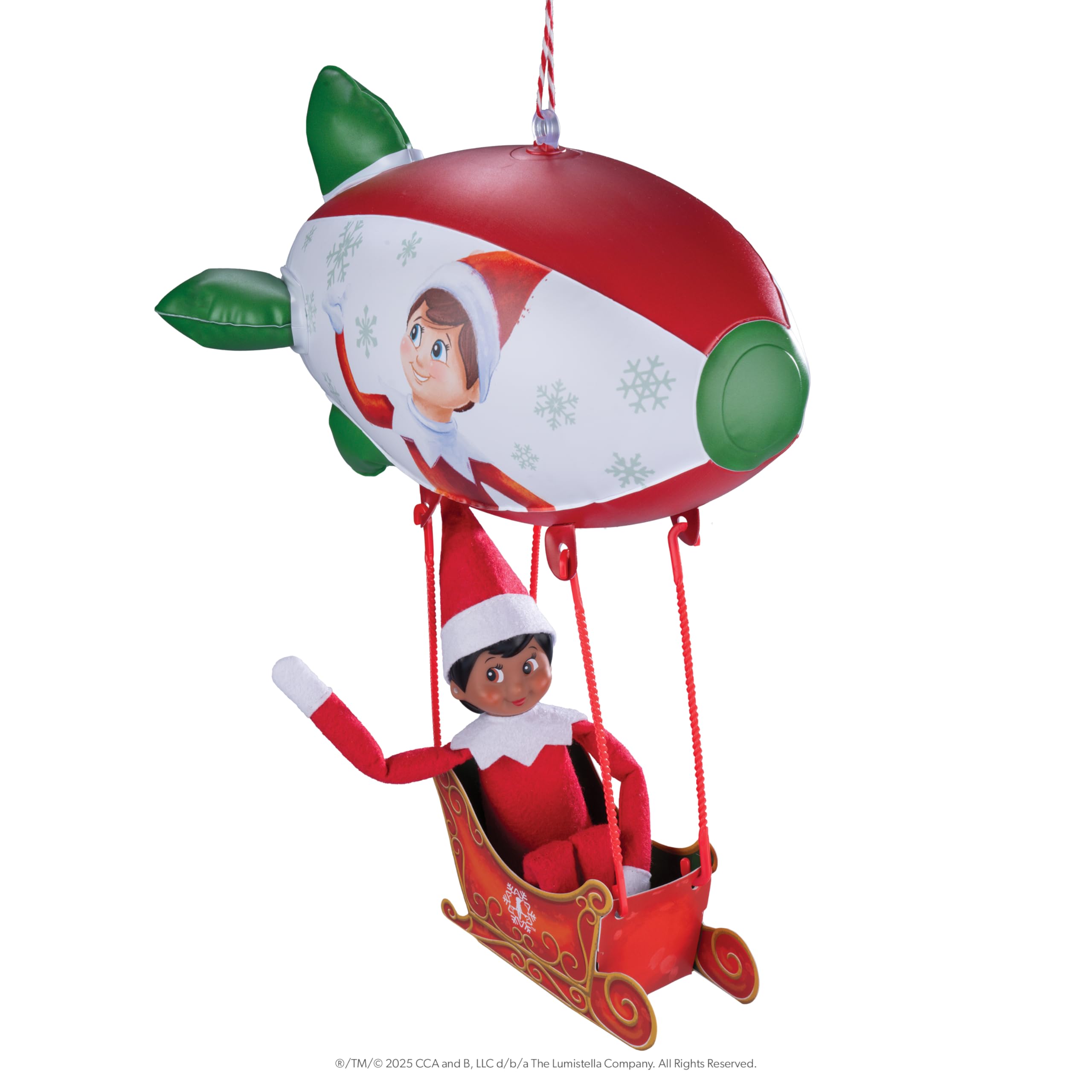 The Elf on the Shelf Polar Props Peppermint Blimp Ride - Limited 20th Anniversary Edition