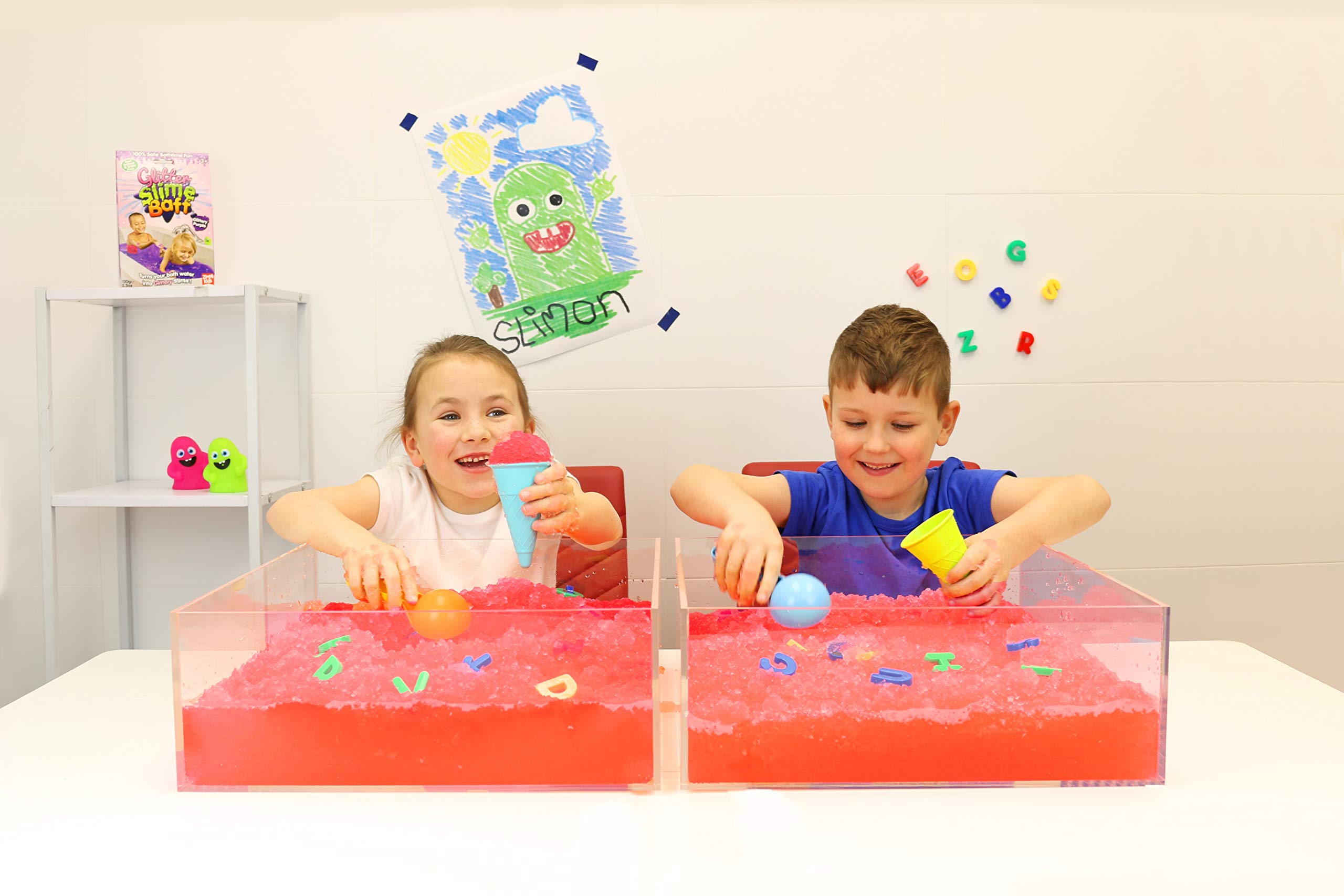 Gelli Baff Red - Magical Bath Toy for Kids, Turns Water into Squishy Goo 9