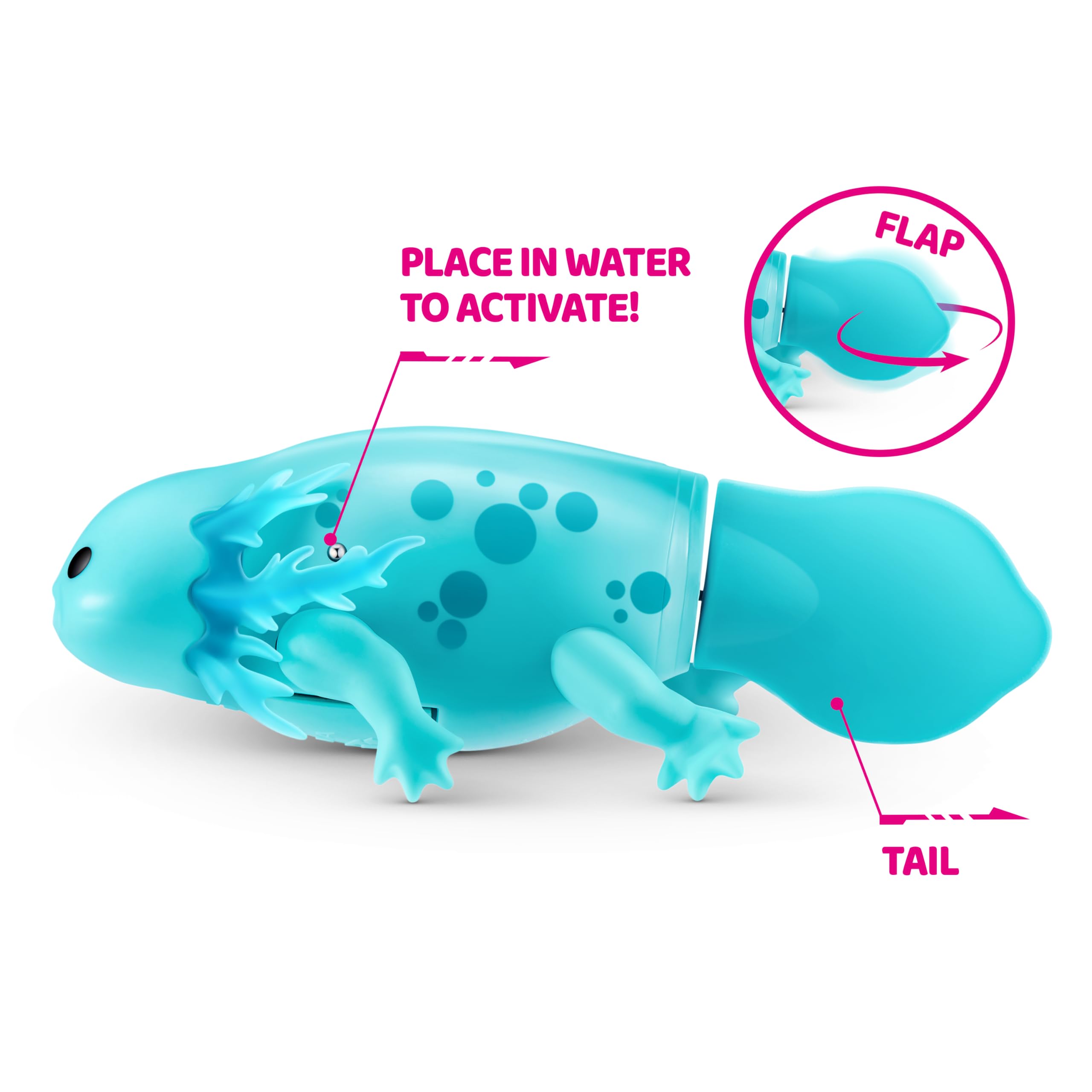 Pets Alive Robo Axolotl Series 1 - Swimming Axolotl Electronic Toy (2 Pack) 5