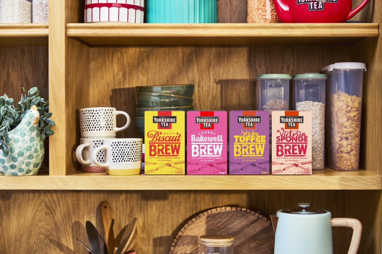 Yorkshire Tea Victoria Sponge Cake Flavoured Tea Bags - 160 Bags (4 Boxes of 40) | Black Tea 5