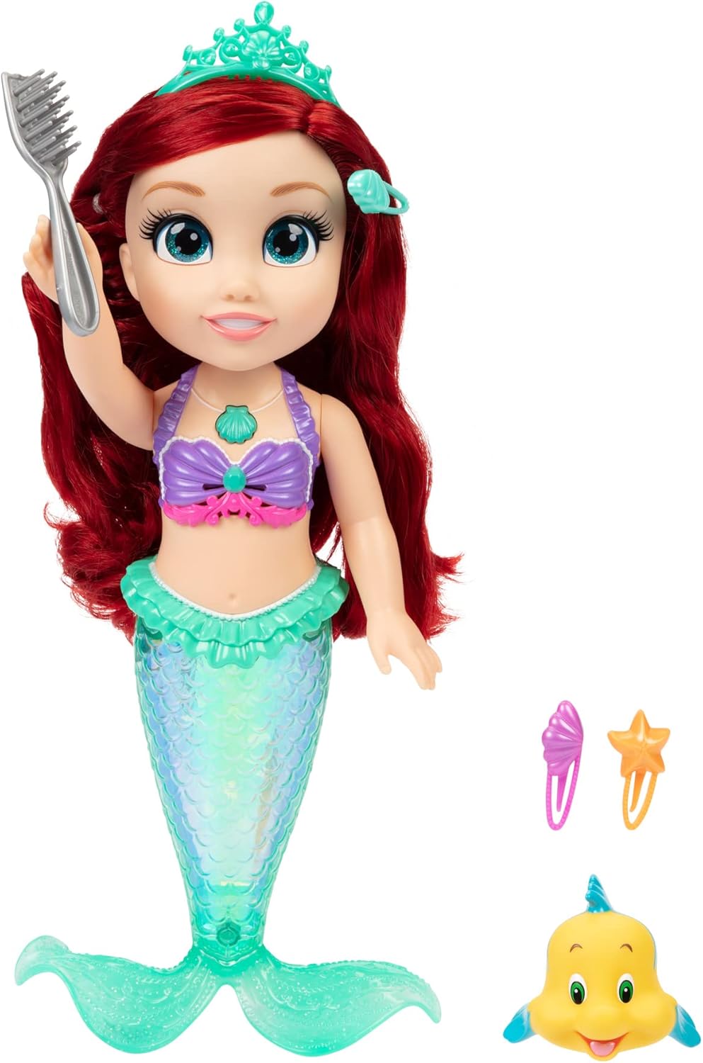 Disney Princess My Singing Friend Ariel Doll - 14" Singing & Light-Up Feature Doll 12