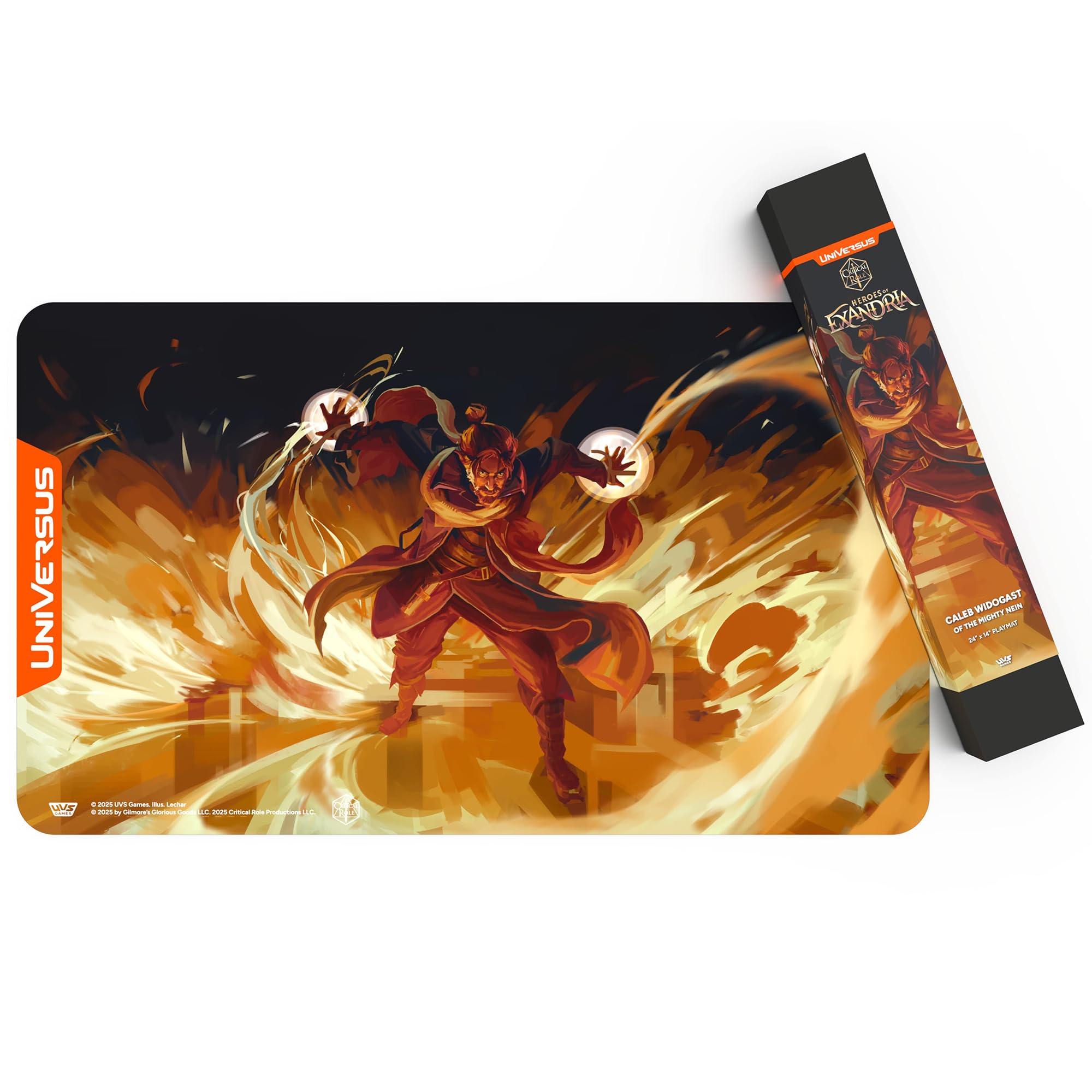 UniVersus Critical Role: Heroes of Exandria Caleb Widogast Playmat - 24 x 14 inches 4