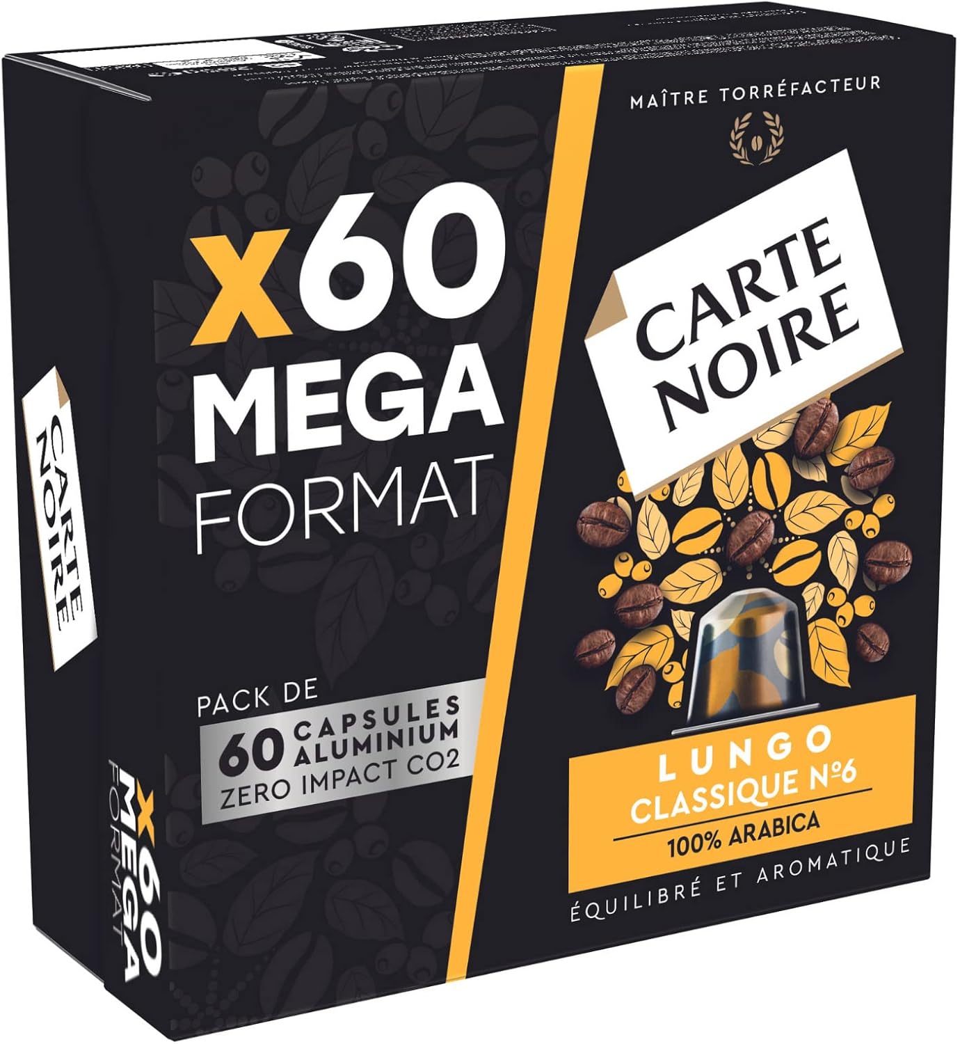 Carte Noire Espresso Lungo - 100% Arabica Nespresso Compatible Capsules