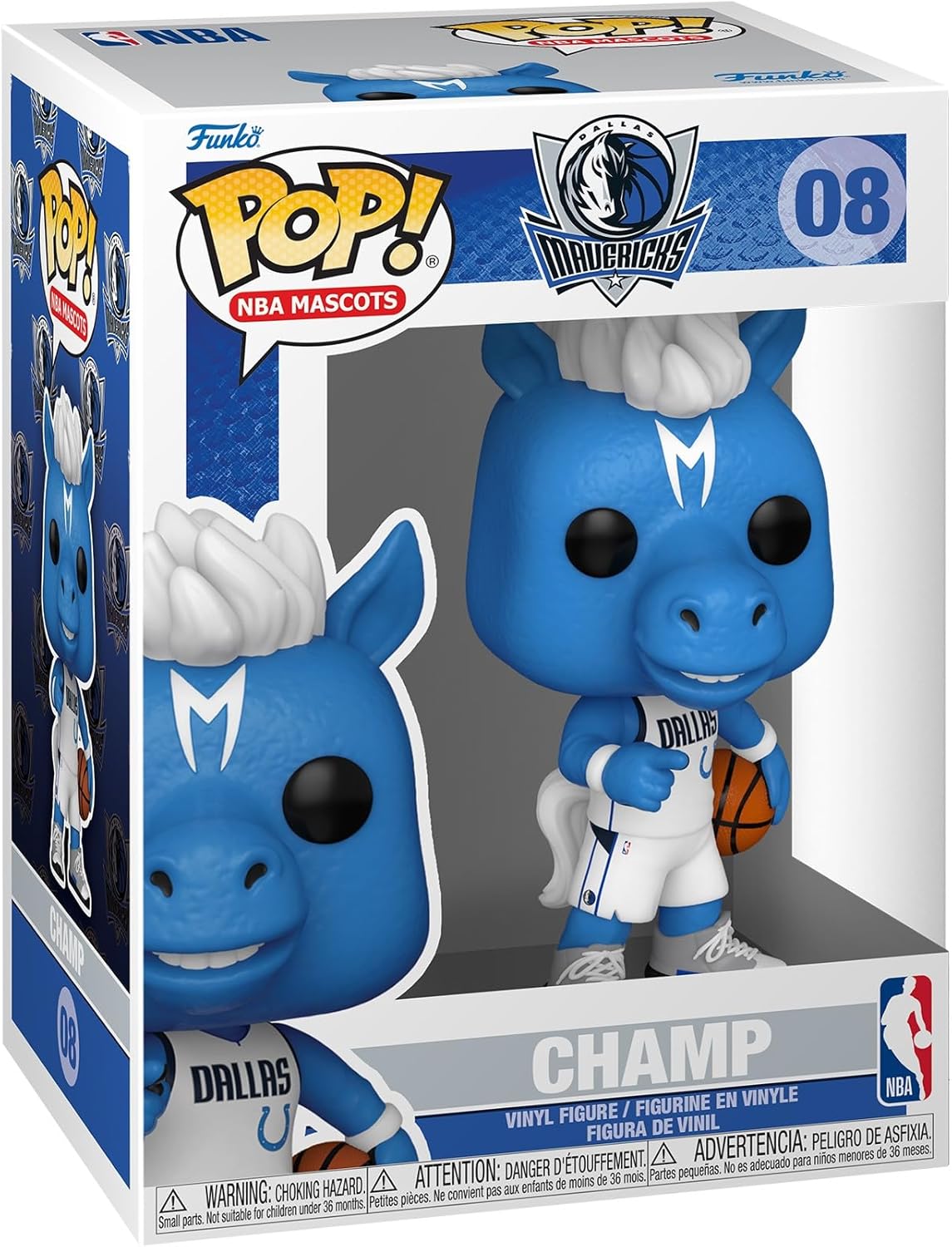 Funko Pop! NBA Mascots - Dallas Mavericks - Champ the Horse Vinyl Figure (52168) 12