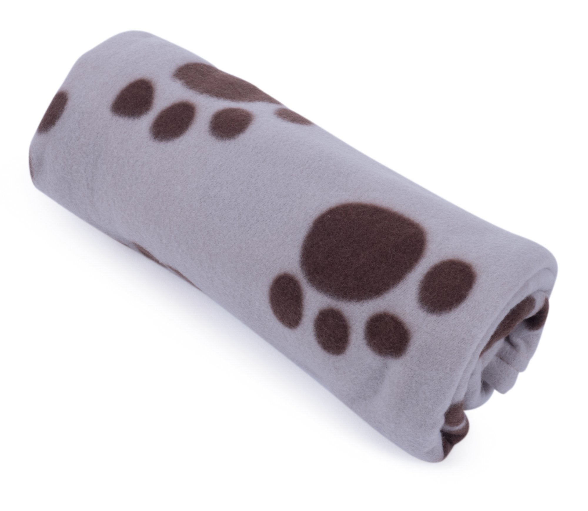 Petface Soft Cosy Fleece Comforter Paw Prints Blanket for Dogs | 100 x 70 cm