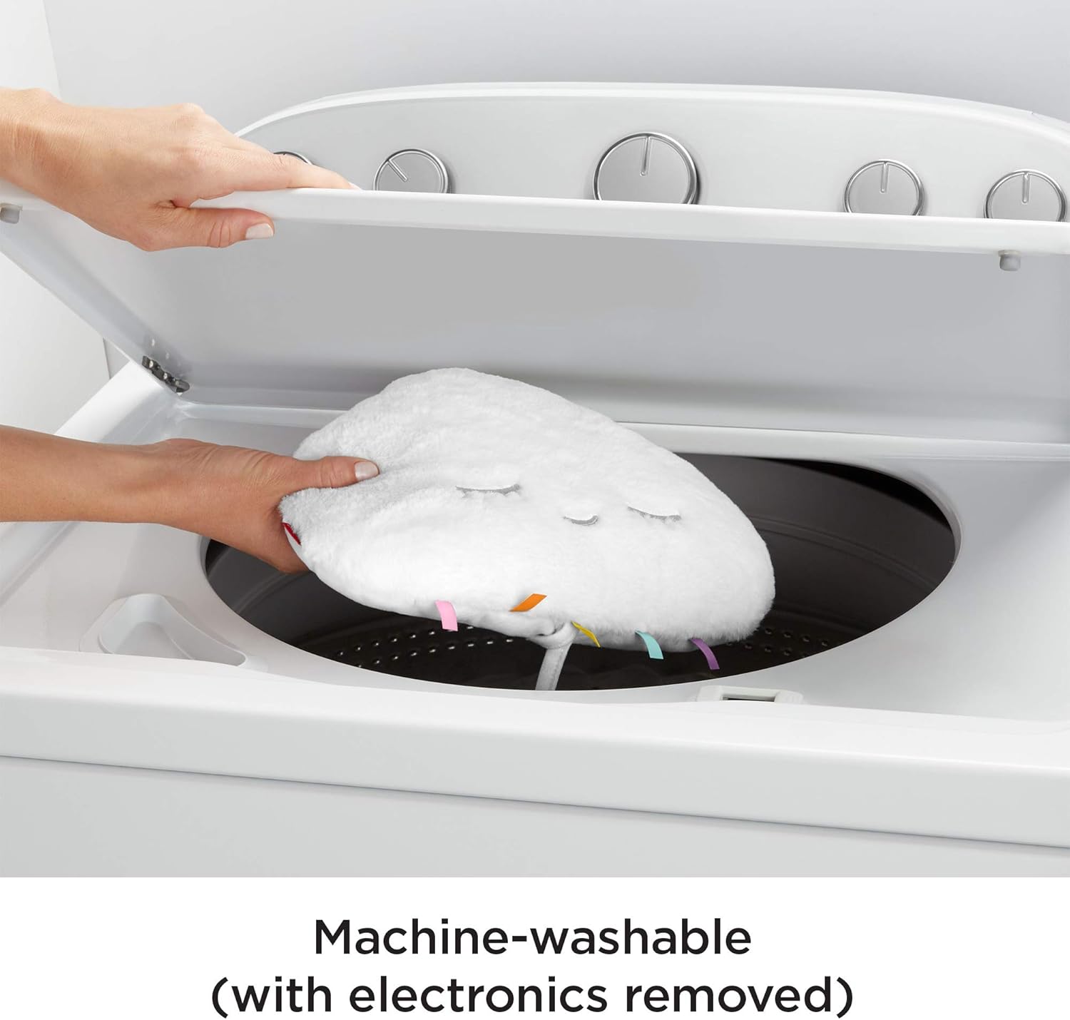 Fisher-Price Twinkle and Cuddle Cloud Soother - Musical Light-Up Plush for Babies 4