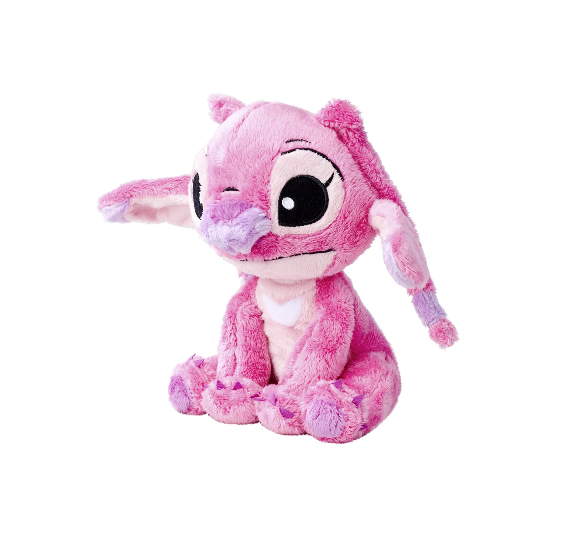 Simba Disney Lilo And Stitch Angel Soft Toy - 25cm Pink Polyester Plushie 3