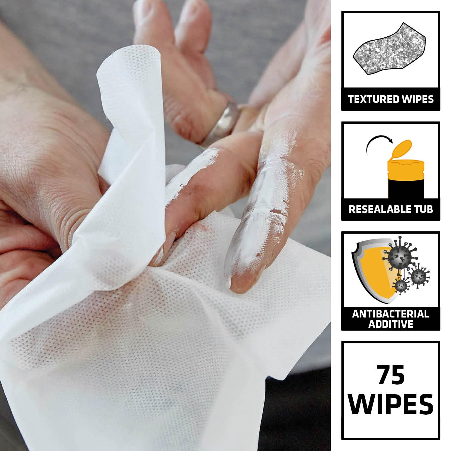 Sika Wonder Wipes Strukturierte Hochleistungs-Reinigungstücher für das Baugewerbe 6