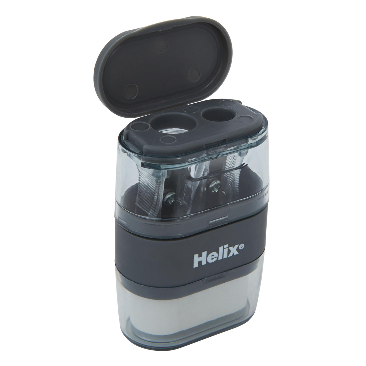 Helix Balance Duo Two Hole Pencil Sharpener and Eraser - Assorted Colours 4