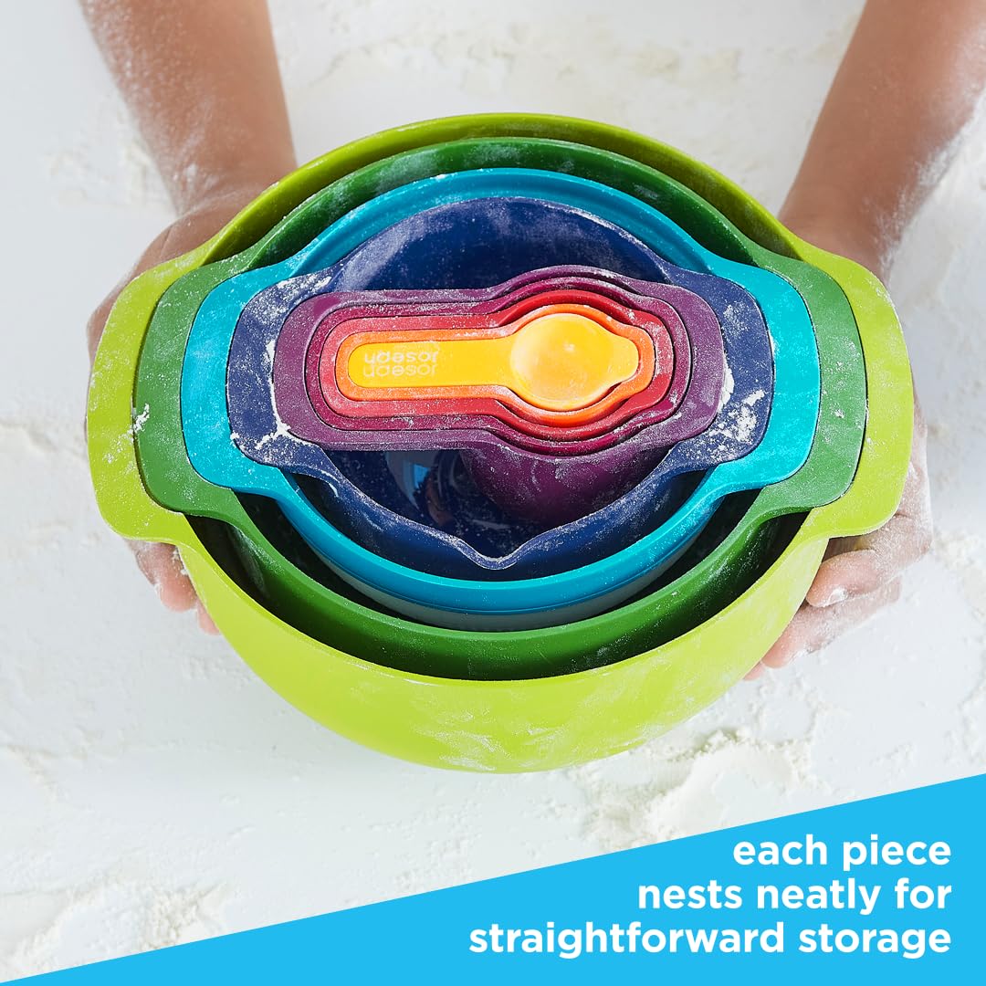 Casdon Joseph Joseph Nest 9 - Colourful Toy Food Prep Set for Kids 3+ 12