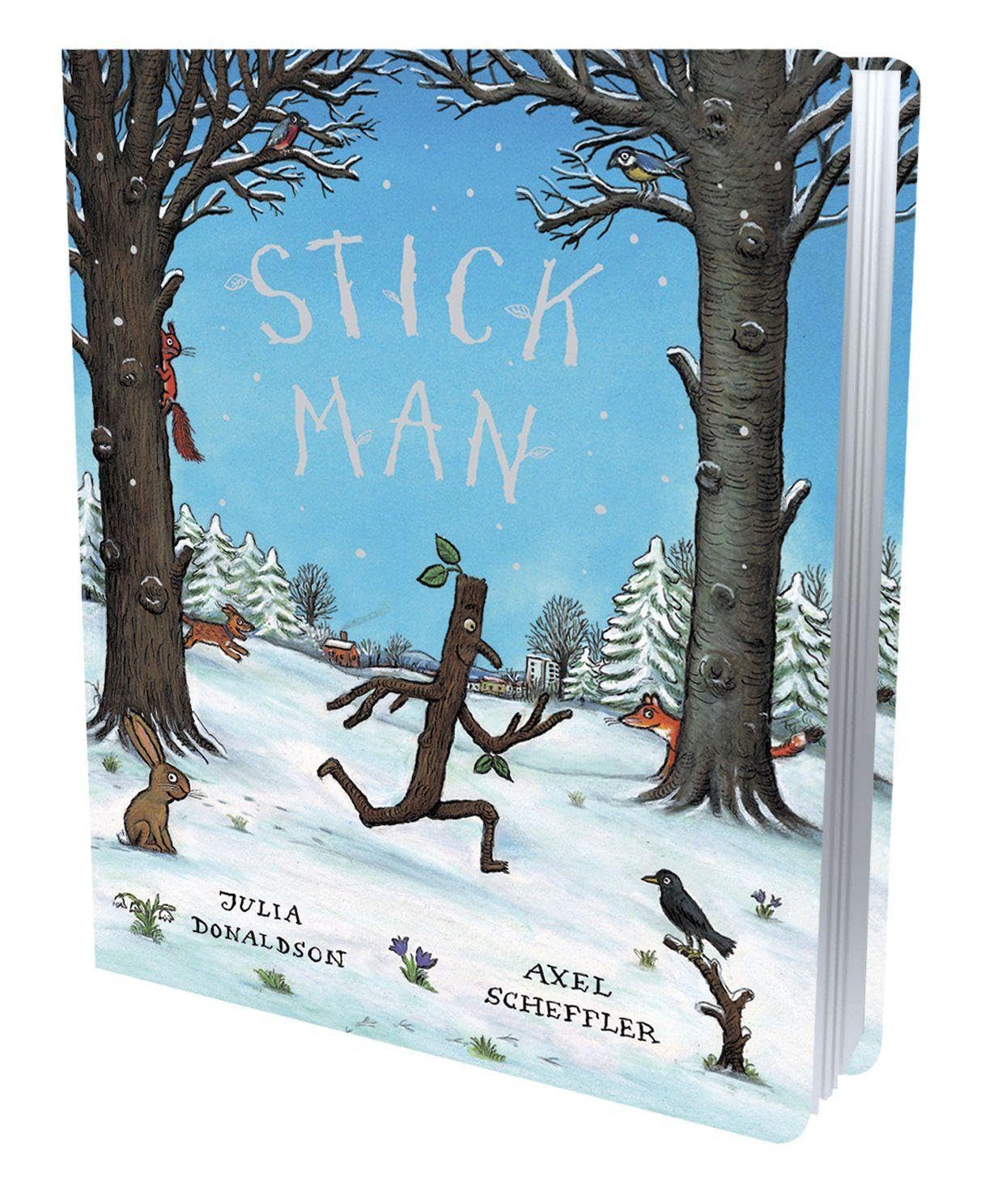 Julia Donaldson Stick Man Board Book by Scholastic | Ages 2-4 | English 1