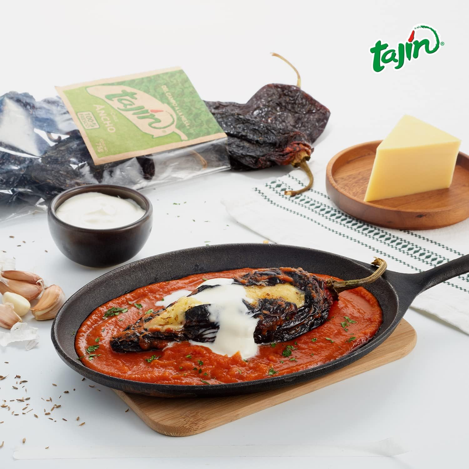 Tajin Dried Ancho Chillies - Whole Ancho Chilli Peppers 75g 4