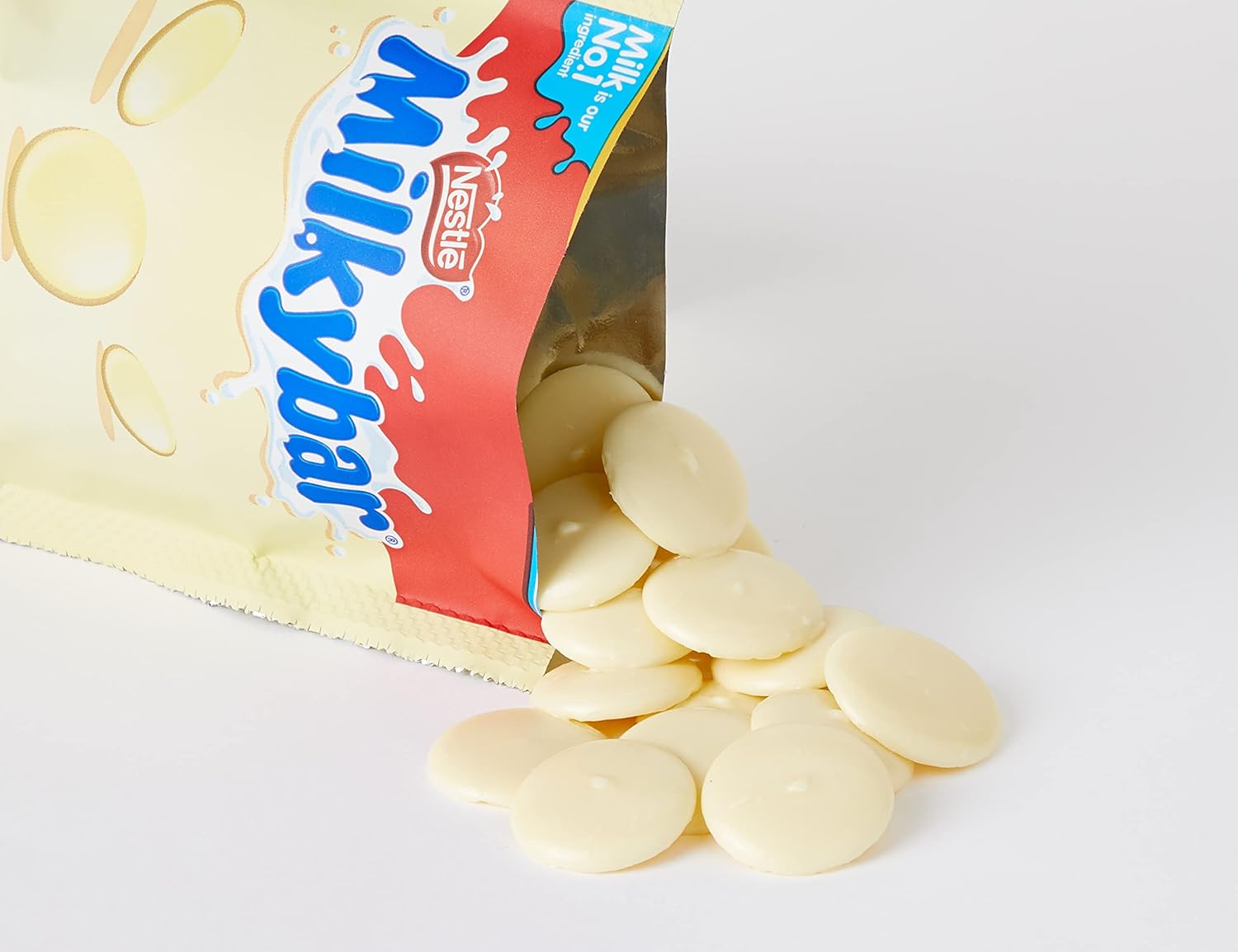 Milkybar Weiße Schokolade Riesenknöpfe zum Teilen, Beutel 94 g (11er-Packung) 4