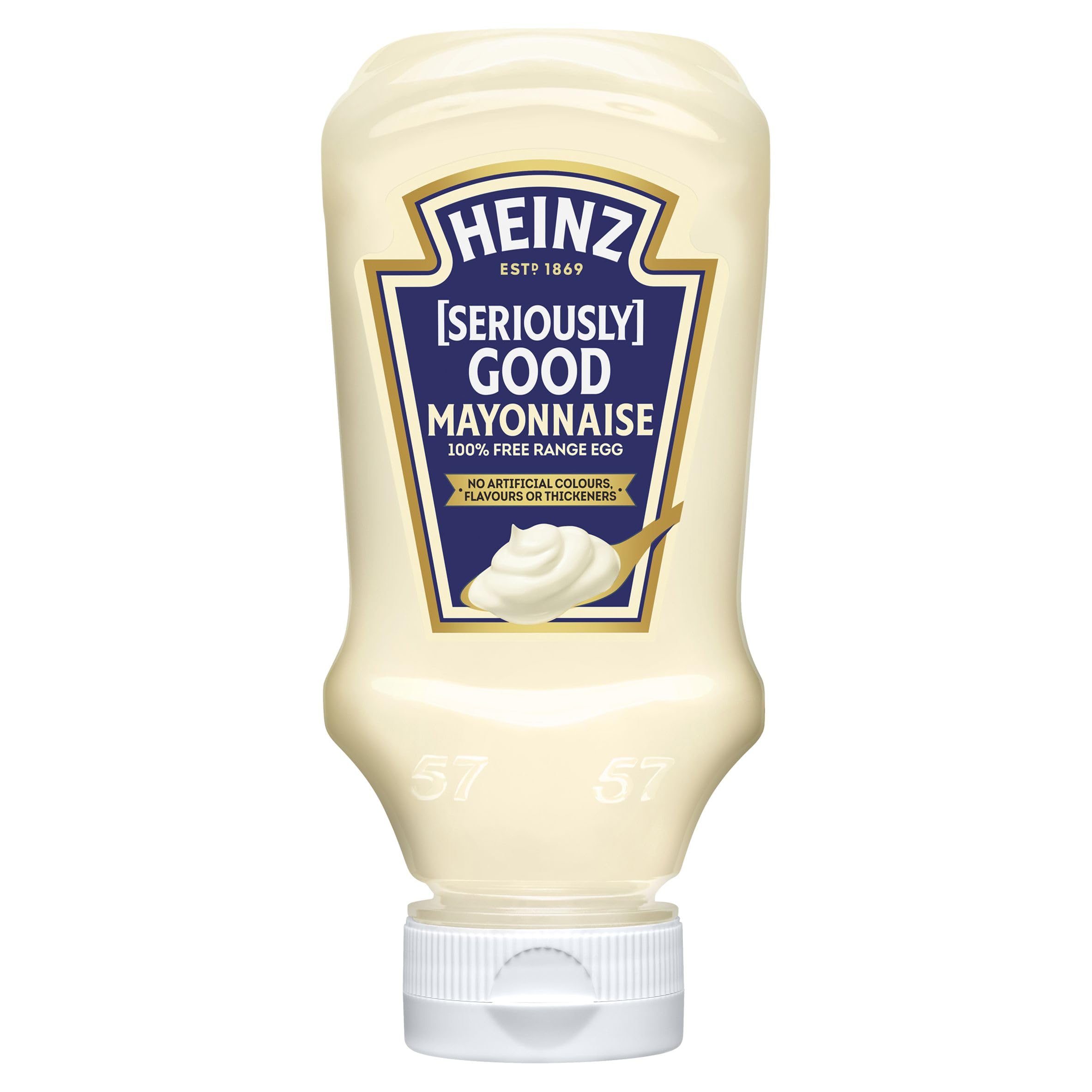 Heinz Mayonnaise 220 ml – Cremige Mayonnaise aus Freilandeiern ohne künstliche Zusatzstoffe