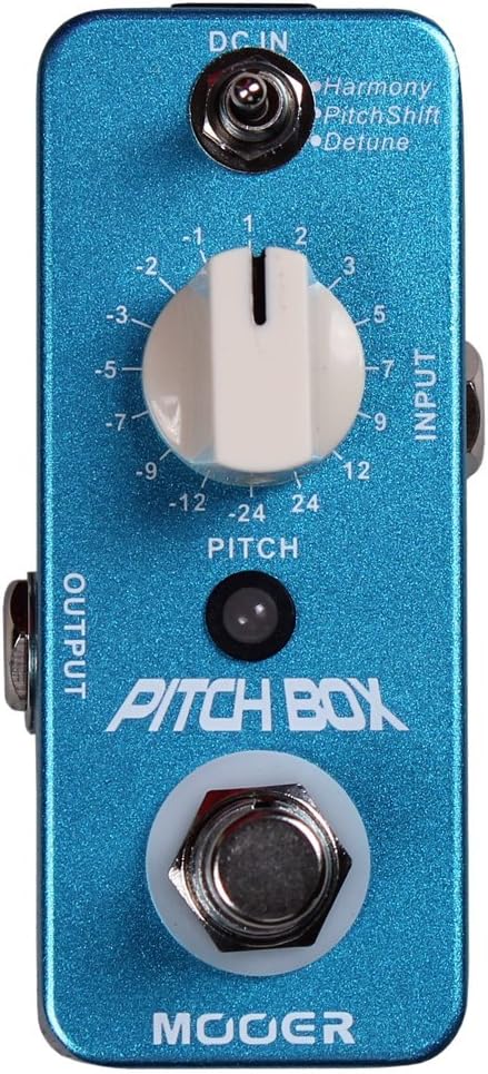 MOOER Pitch Box Pitch Shifter Harmonizer Pedal MPS1 – Blaues Gitarreneffektpedal 4