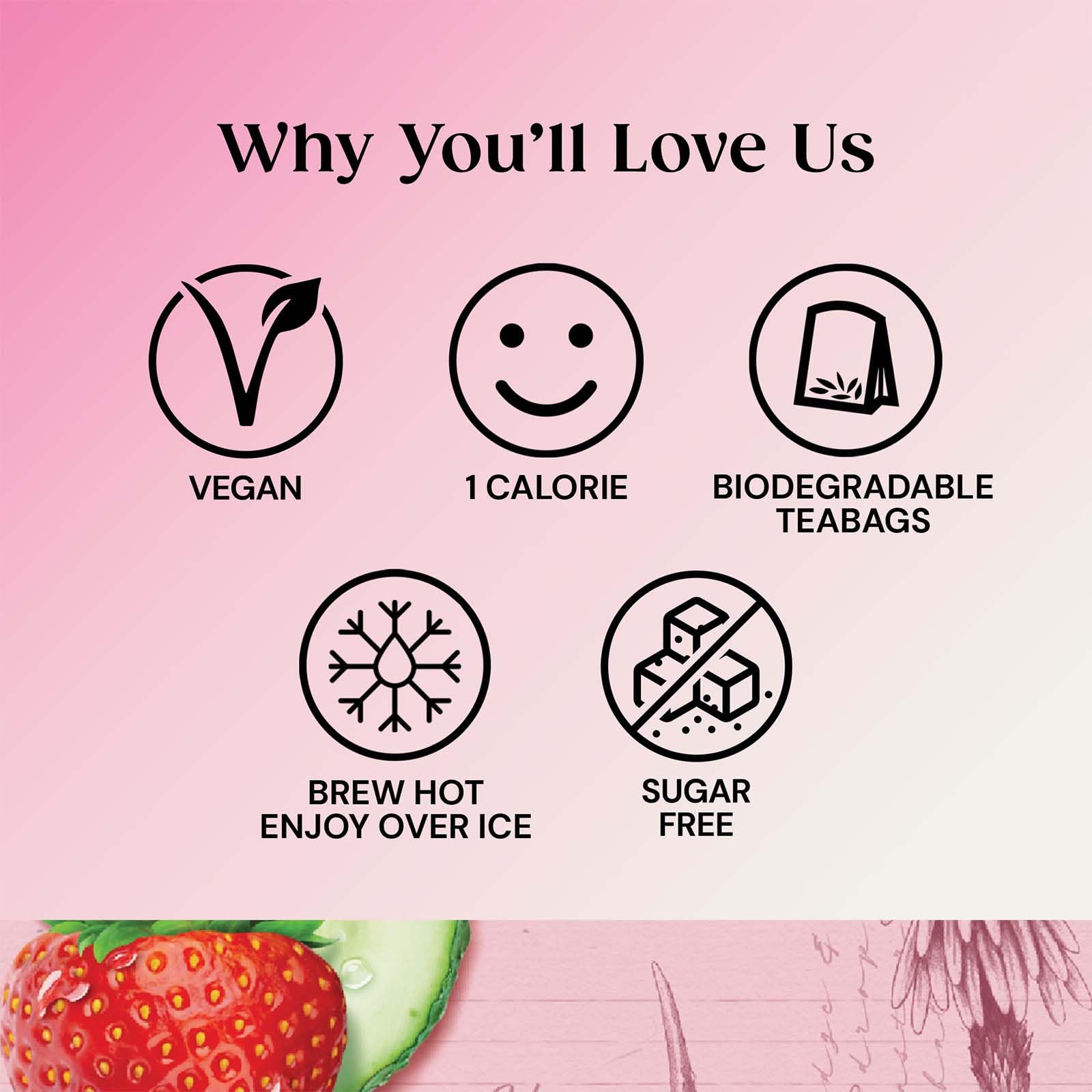 Twinings Superblends Glow Kräutertee mit Erdbeere, Gurke, grünem Tee und Aloe Vera (80 Teebeutel) 11