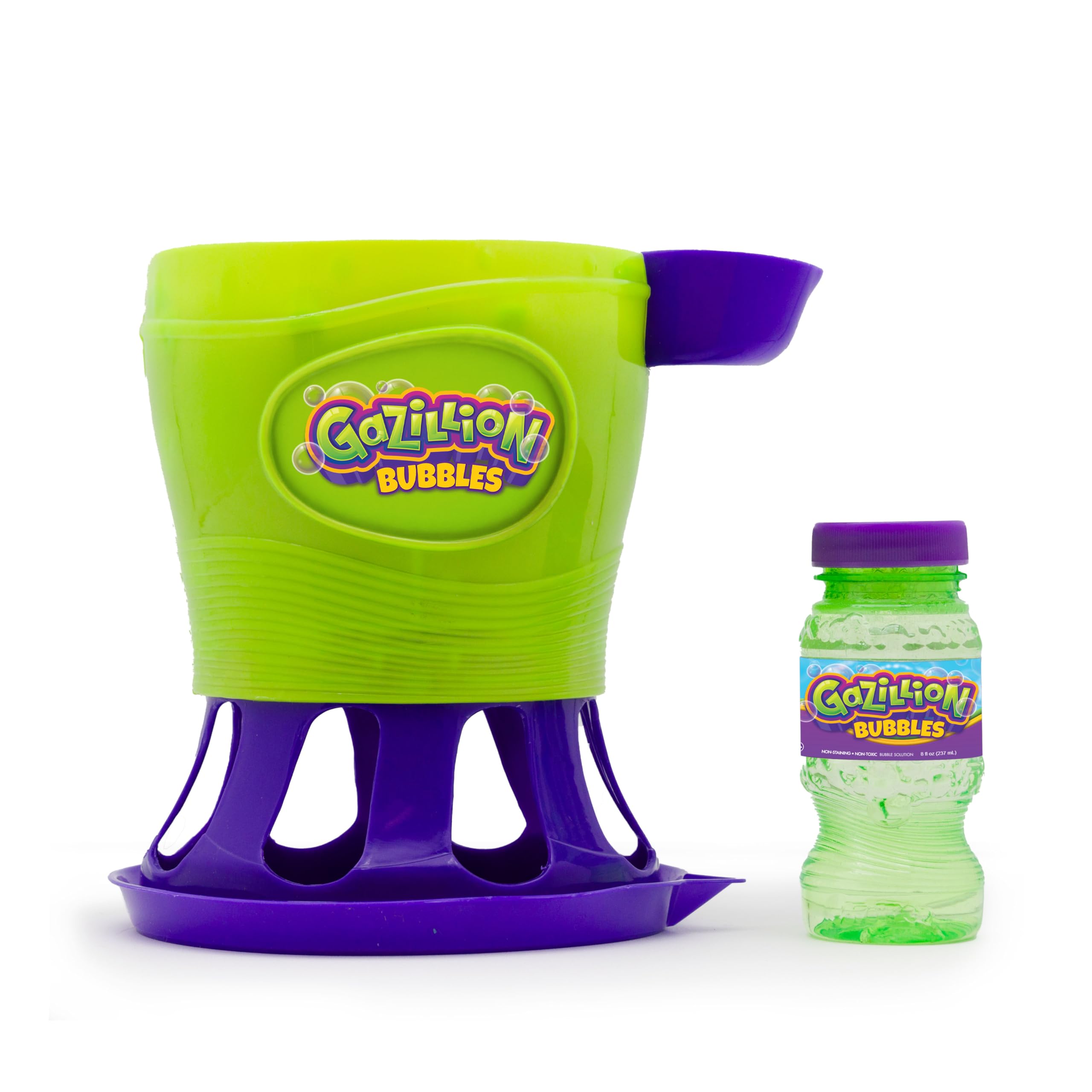 Gazillion Tornado Bubble Toy - Non-Stop Bubble Action | Ages 3+ | Includes 4 oz Solution