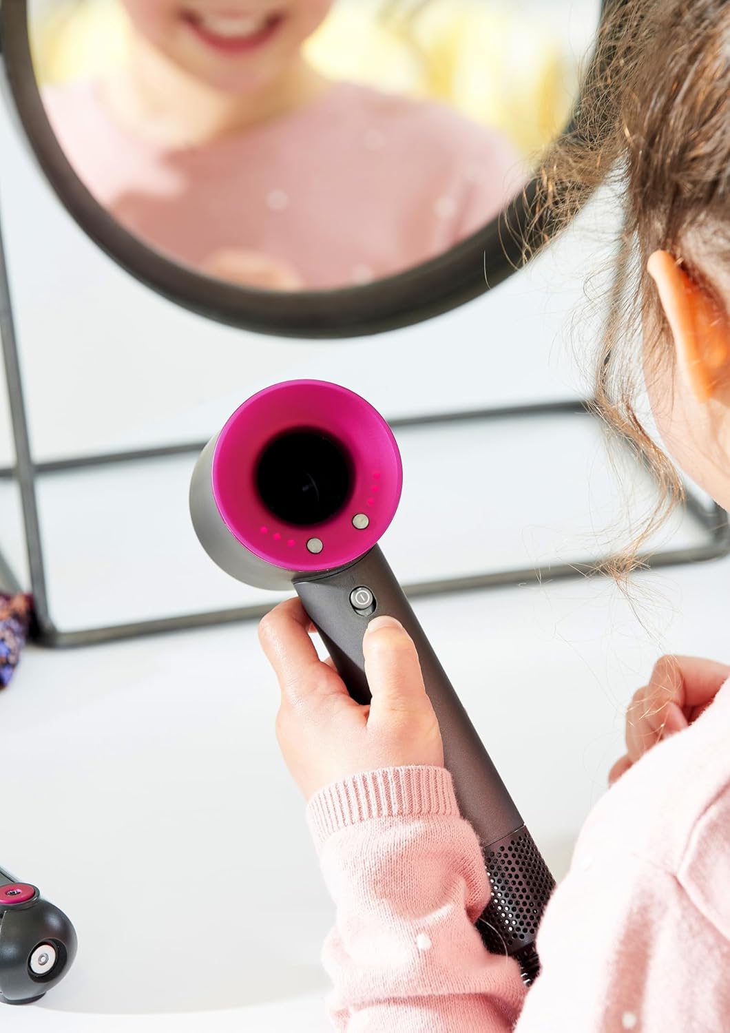 Casdon Dyson Supersonic Styling Set - Interactive Toy Hairdryer for Kids Aged 3+ 6