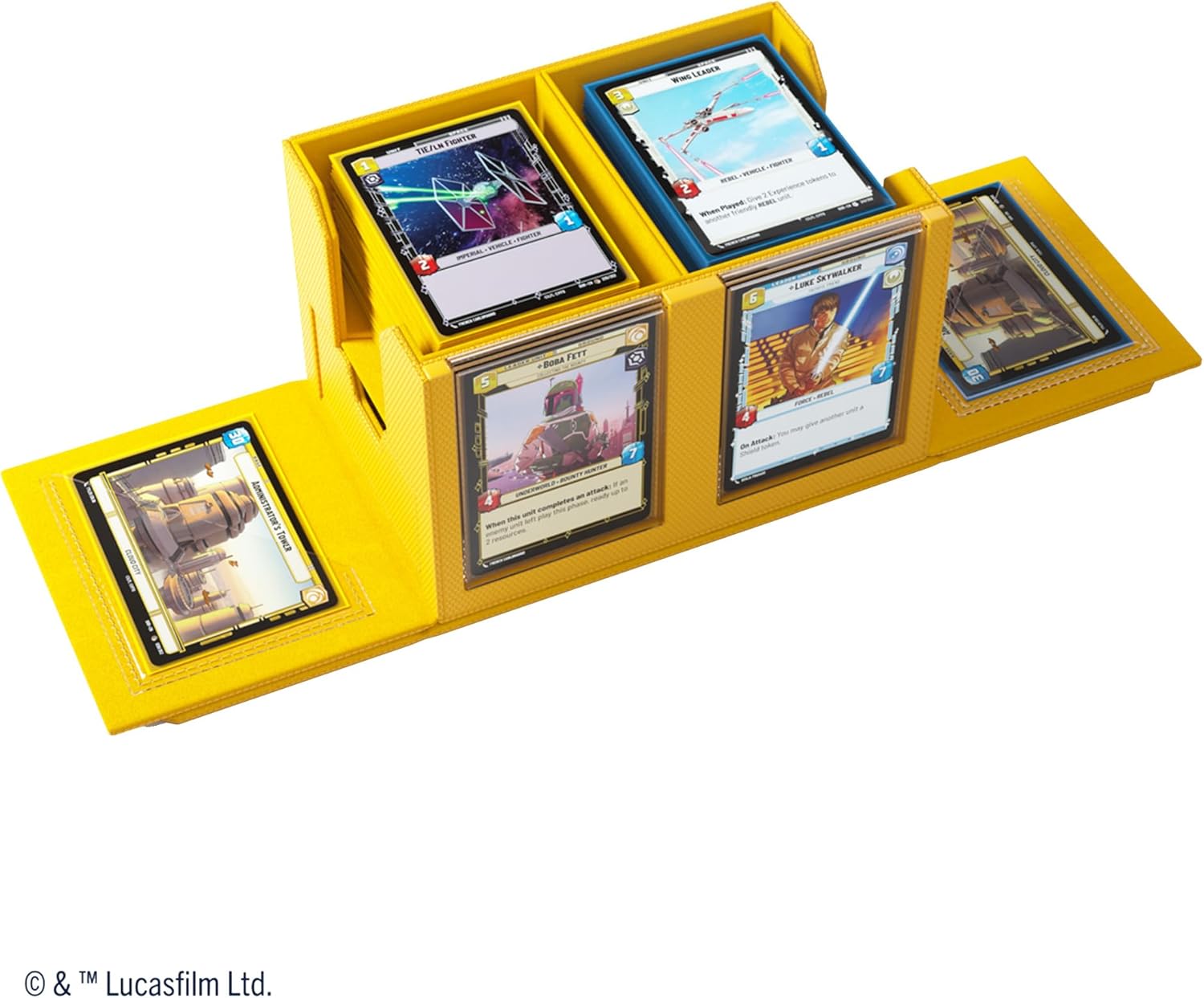 Gamegenic Star Wars Unlimited Double Deck Pod - Yellow 4
