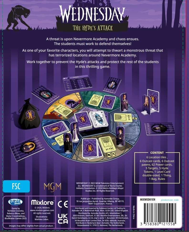 Mixlore Wednesday - The Hyde's Attack Cooperative Board Game 7