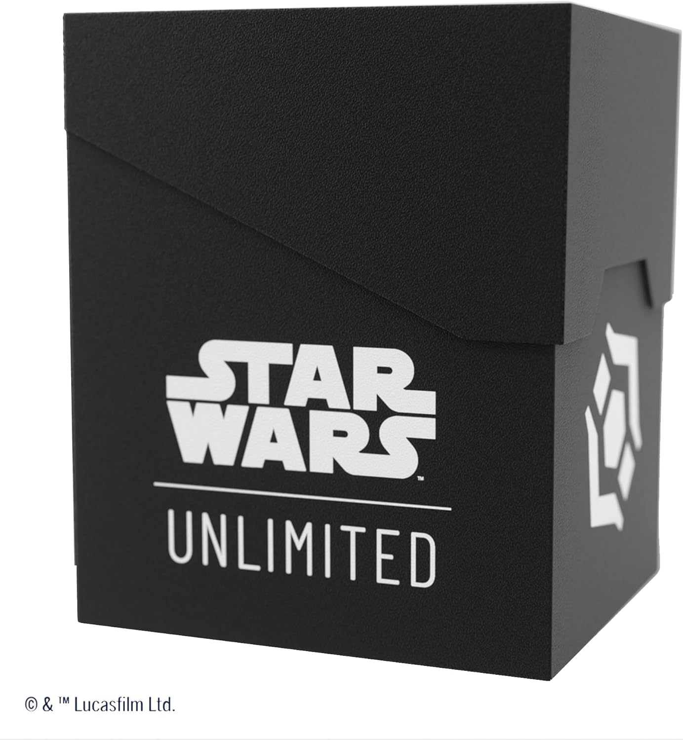 Gamegenic Star Wars Unlimited Soft Crate - Black/White TCG Deck Box with Token Storage 6