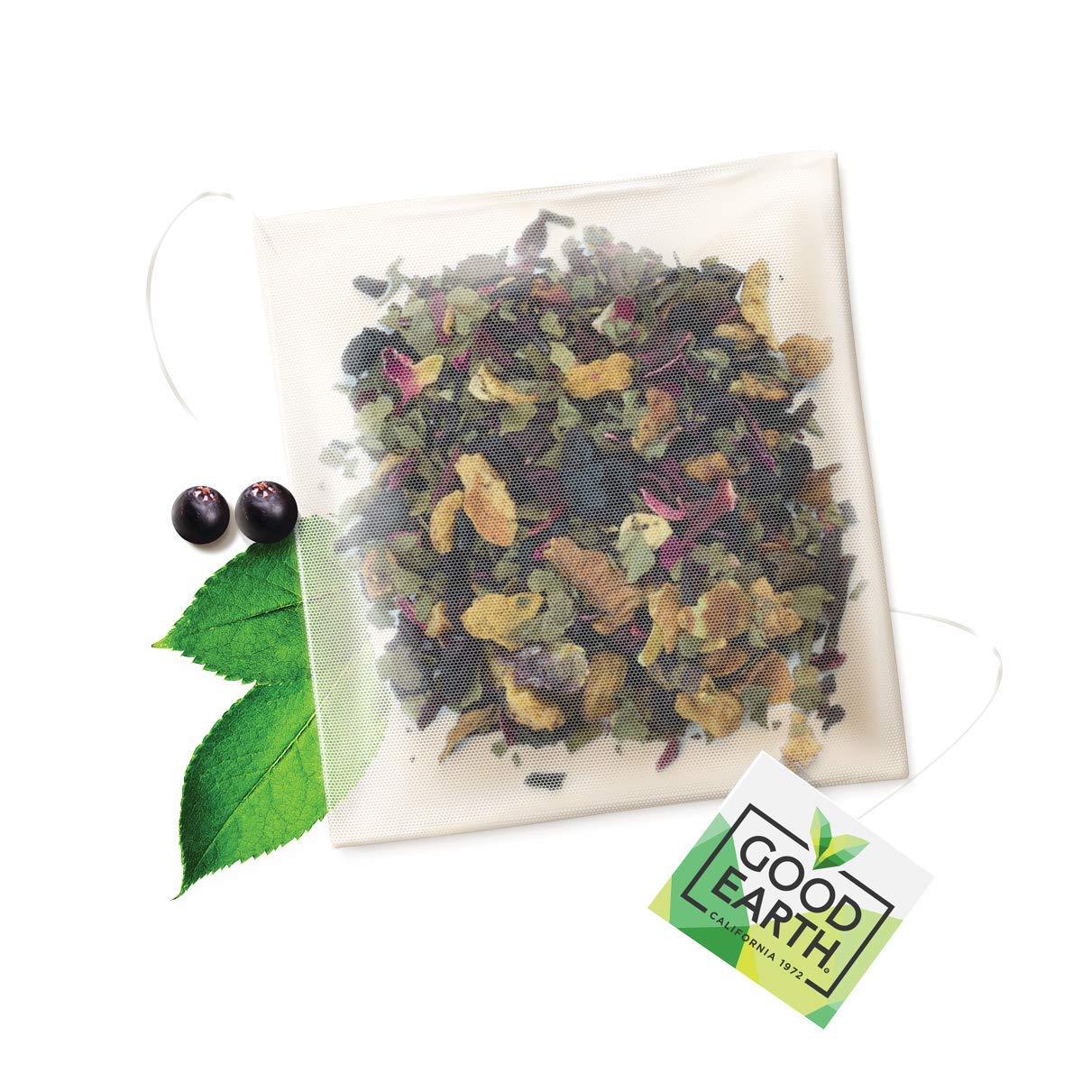 Good Earth Tea Co. Hibiscus, Sweet Berries & Rose Tea - 5 x 15 Teabags 7