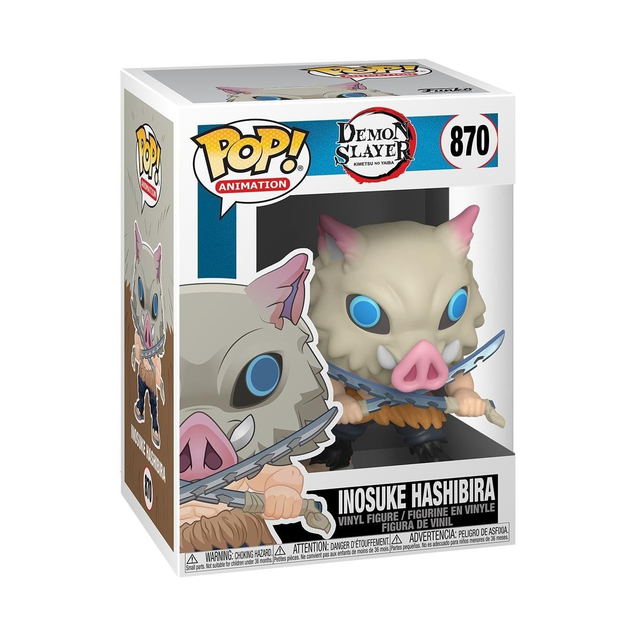 Funko Pop! Animation: Demon Slayer - Inosuke Hashibira Vinyl Figure (49011)