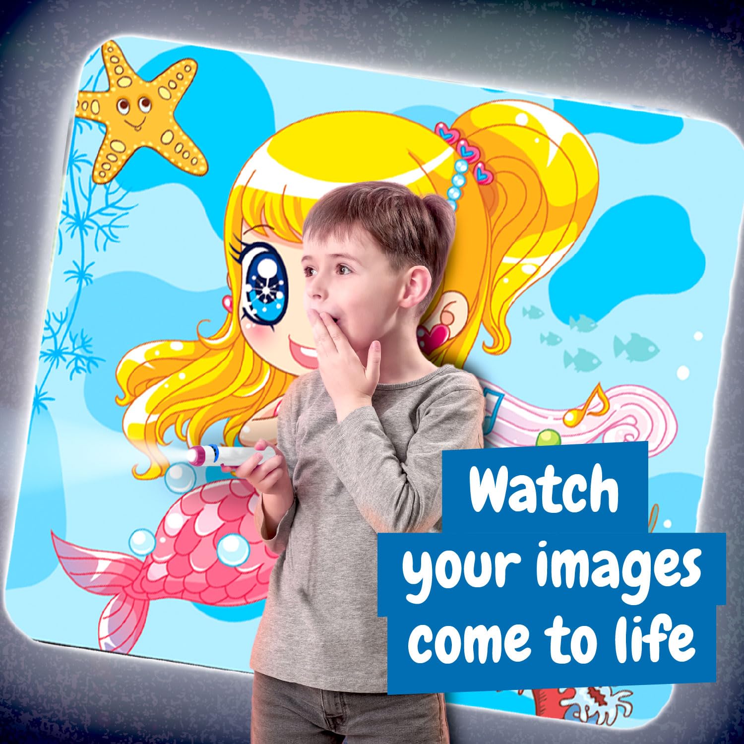 Science4you Mermaids Torch Projector for Kids 4+ - 24 Image Slide Discs & Educational Book 5