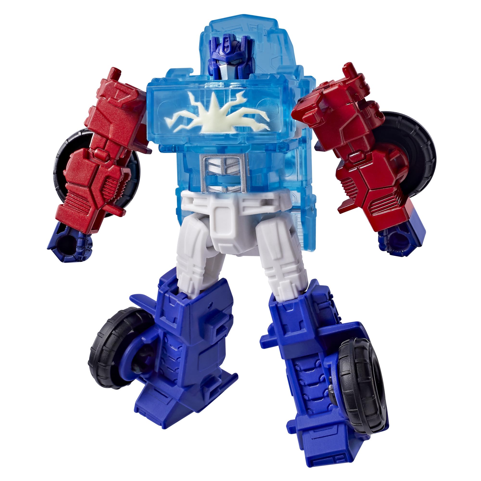 Transformers Optimus Prime Cyber Changers Energon Surge Action Figure | 4-Inch Robot 4
