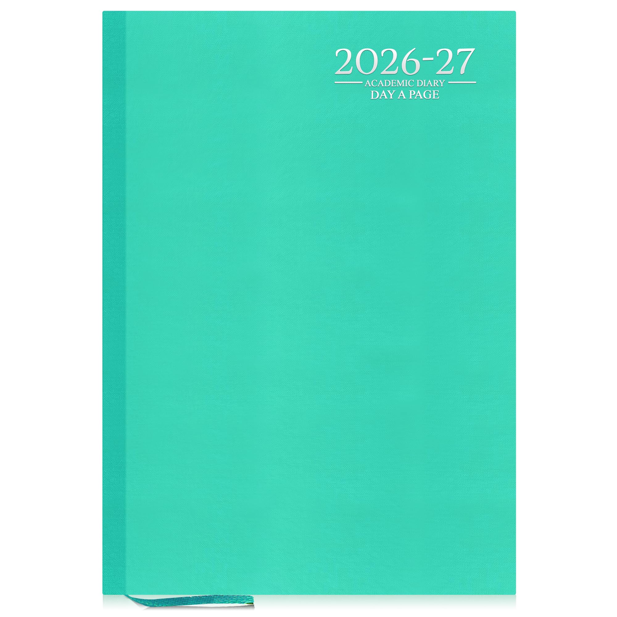 G4GADGET 2026-2027 Academic Diary - A4 Day A Page | Teal Hardback | August 2026 Start