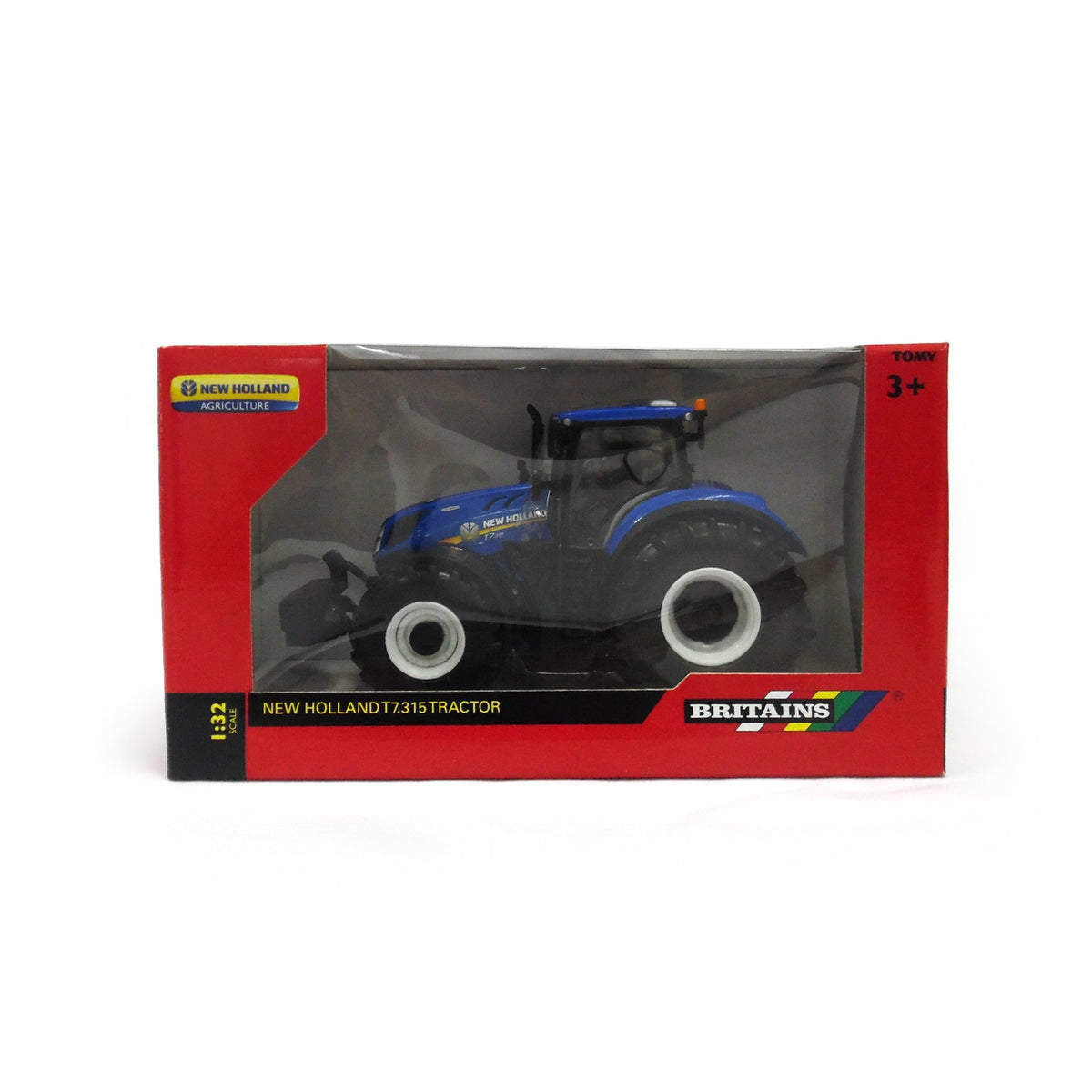 Britains New Holland T7.315 Tractor - 1:32 Scale Die-Cast Farm Vehicle | Ages 3+