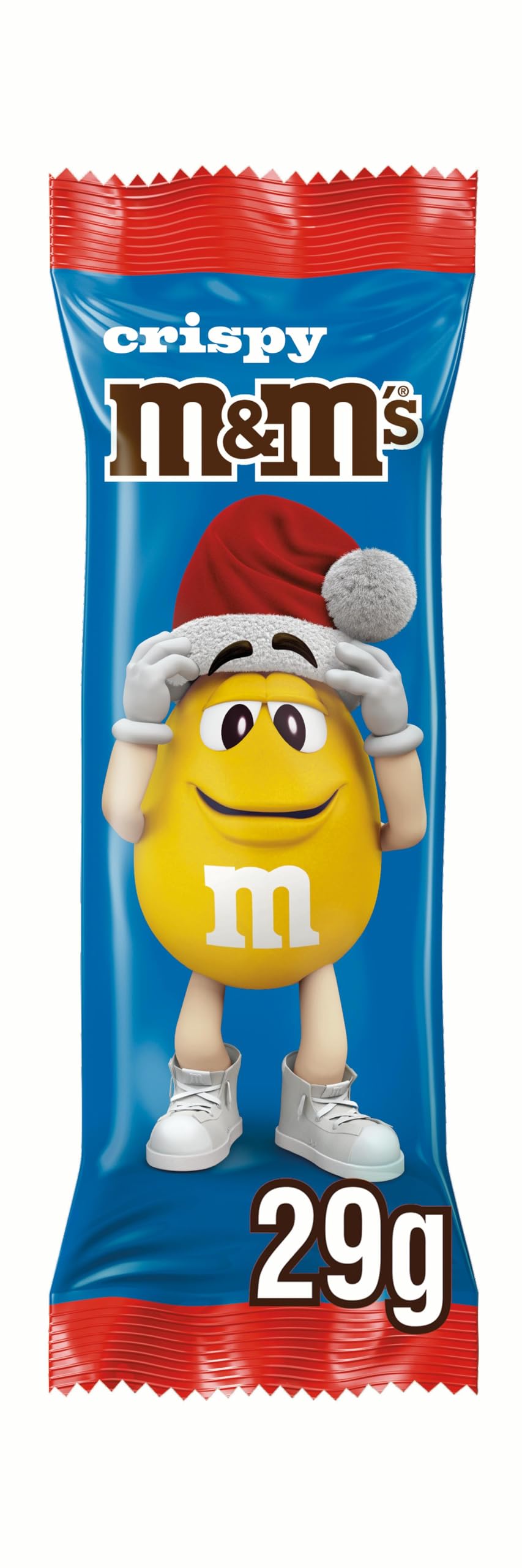 M&M's Minis Chocolate Santa Bulk Box - Milk Chocolate Crispy Santa Shapes with Mini M&Ms 4