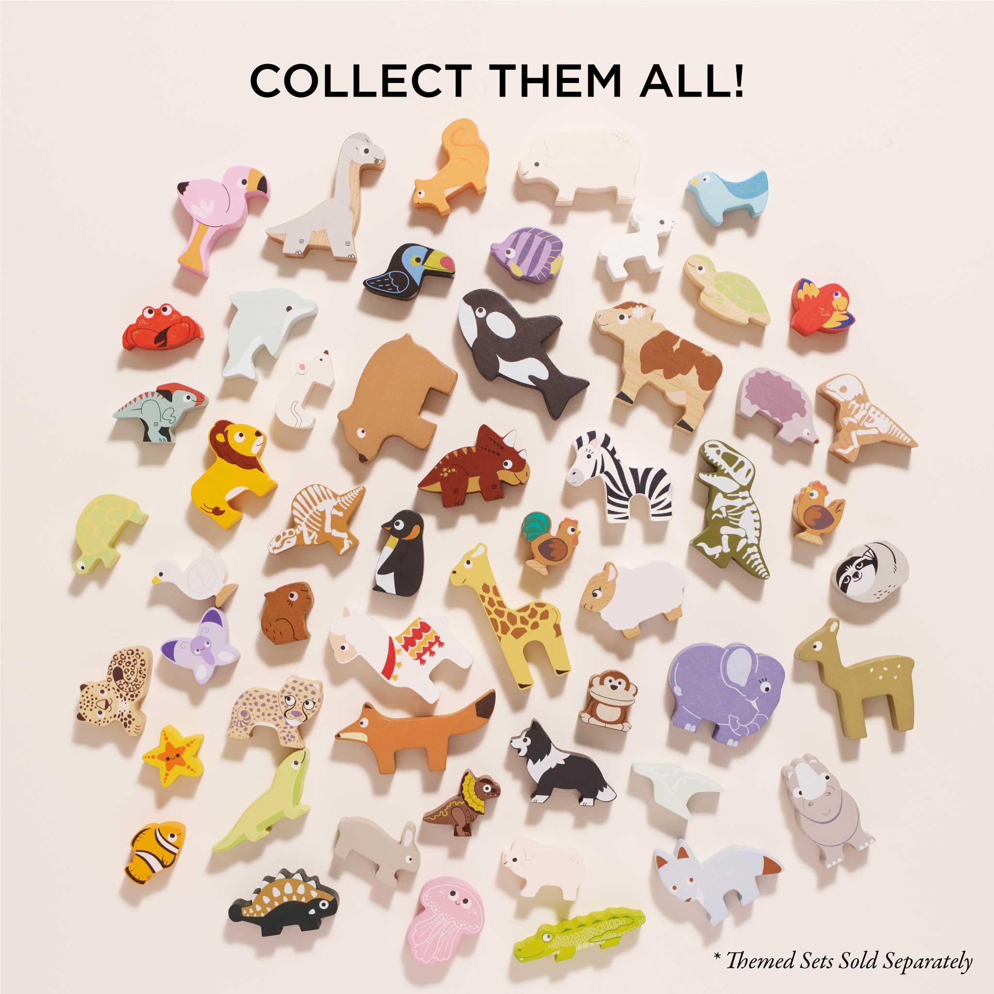 Le Toy Van Petilou Wooden Ocean Stacking Animals & Bag | Ages 18m+ 7