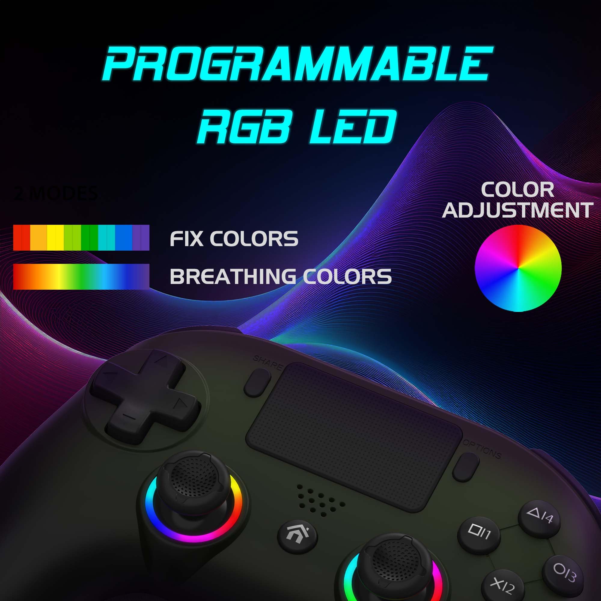 Subsonic – Wireless PS5 Controller with Programmable Paddles, RGB LEDs & Turbo Function 6