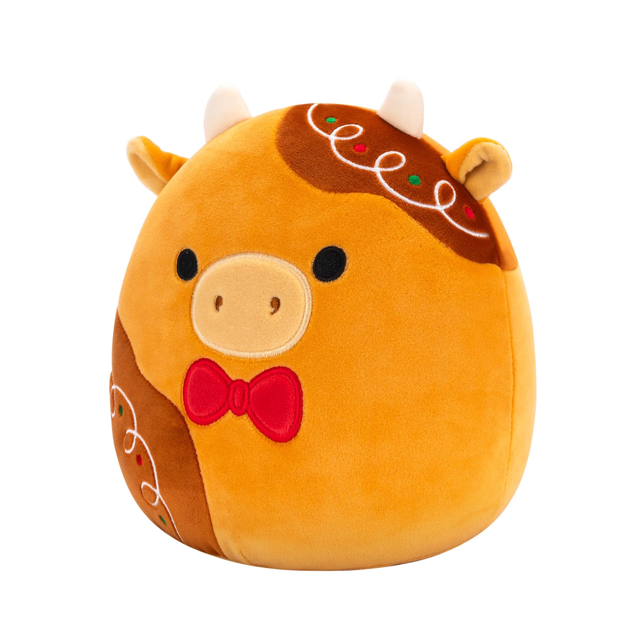 Squishmallows Jericho the Gingerbread Cow - 7.5-Inch Plush Collectible for Ages 3+ 9